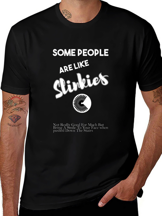 Funny Slinky T-Shirt: Some People Are Like Slinkies