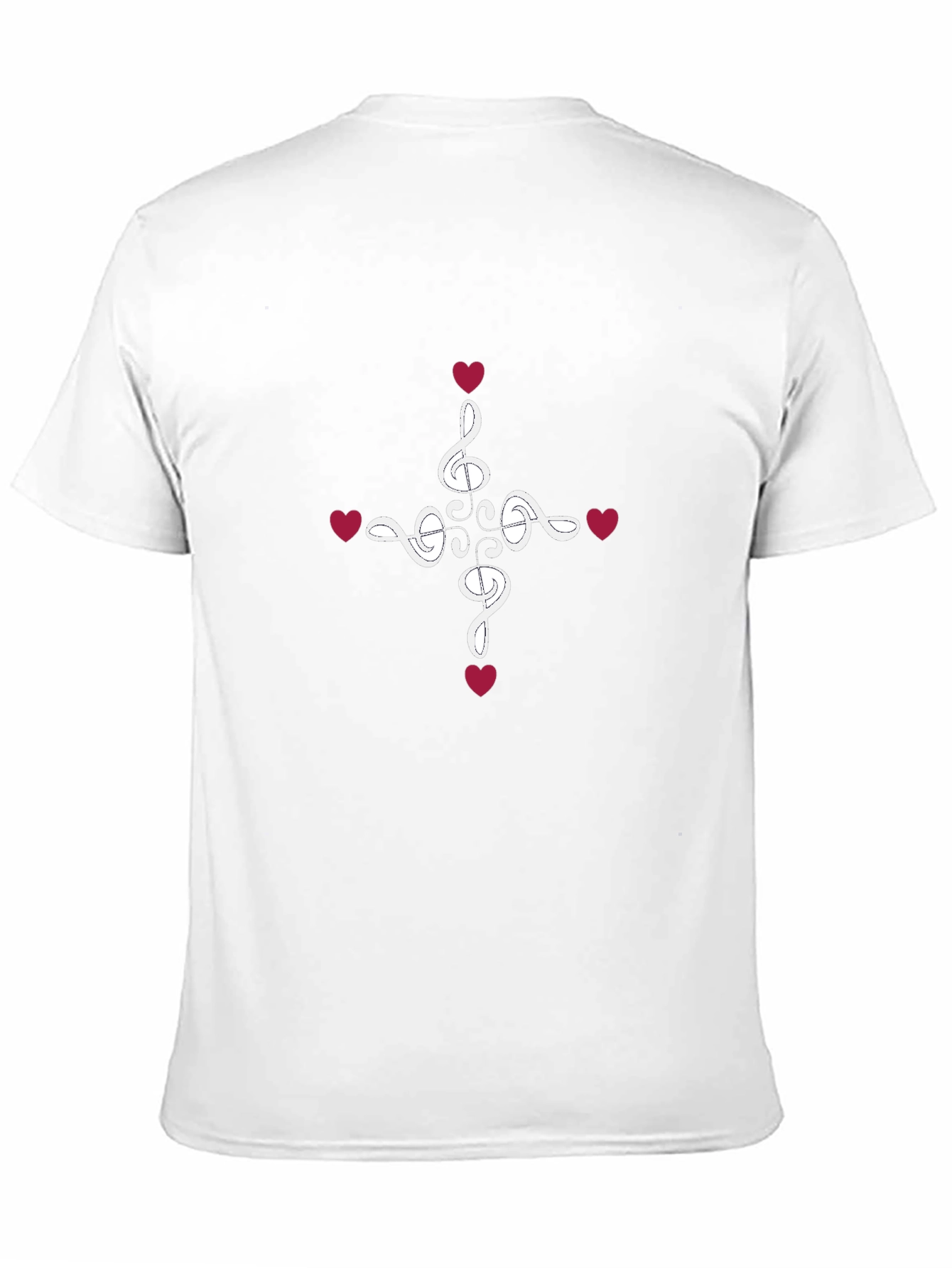 Musical Heart T-Shirt - Stylish Graphic Tee