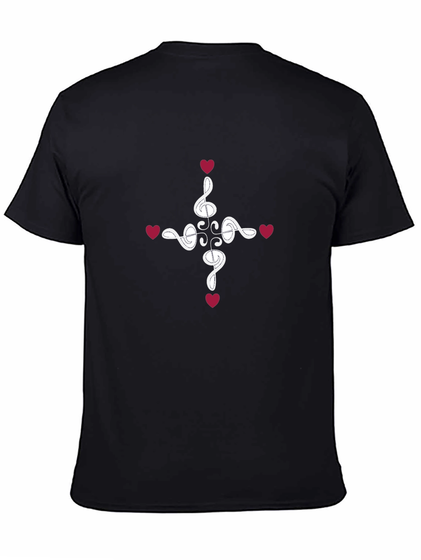 Musical Heart T-Shirt - Stylish Graphic Tee