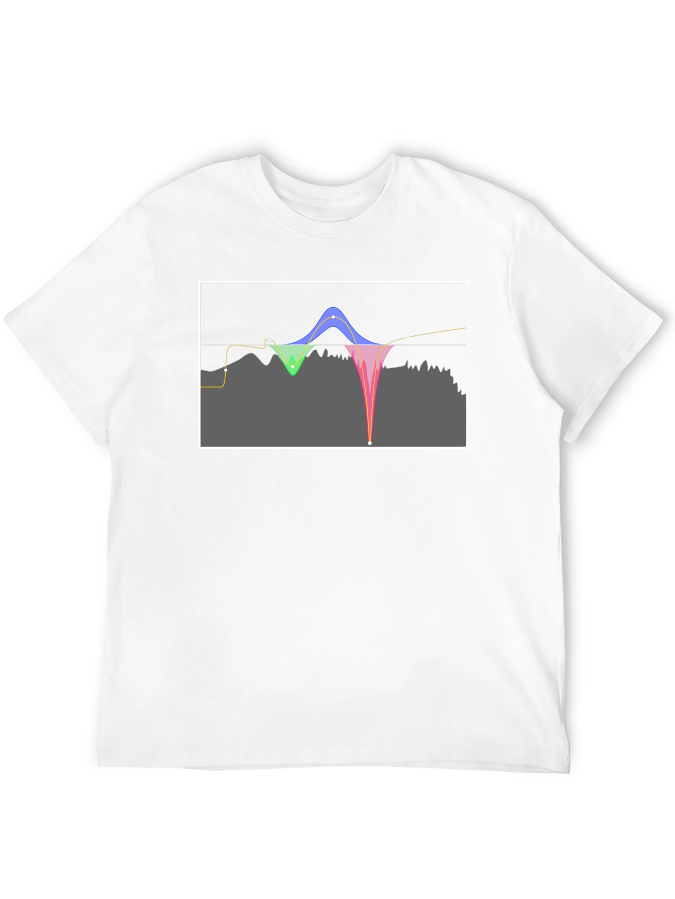 Sound Wave Graphic Tee - Modern Black T-Shirt