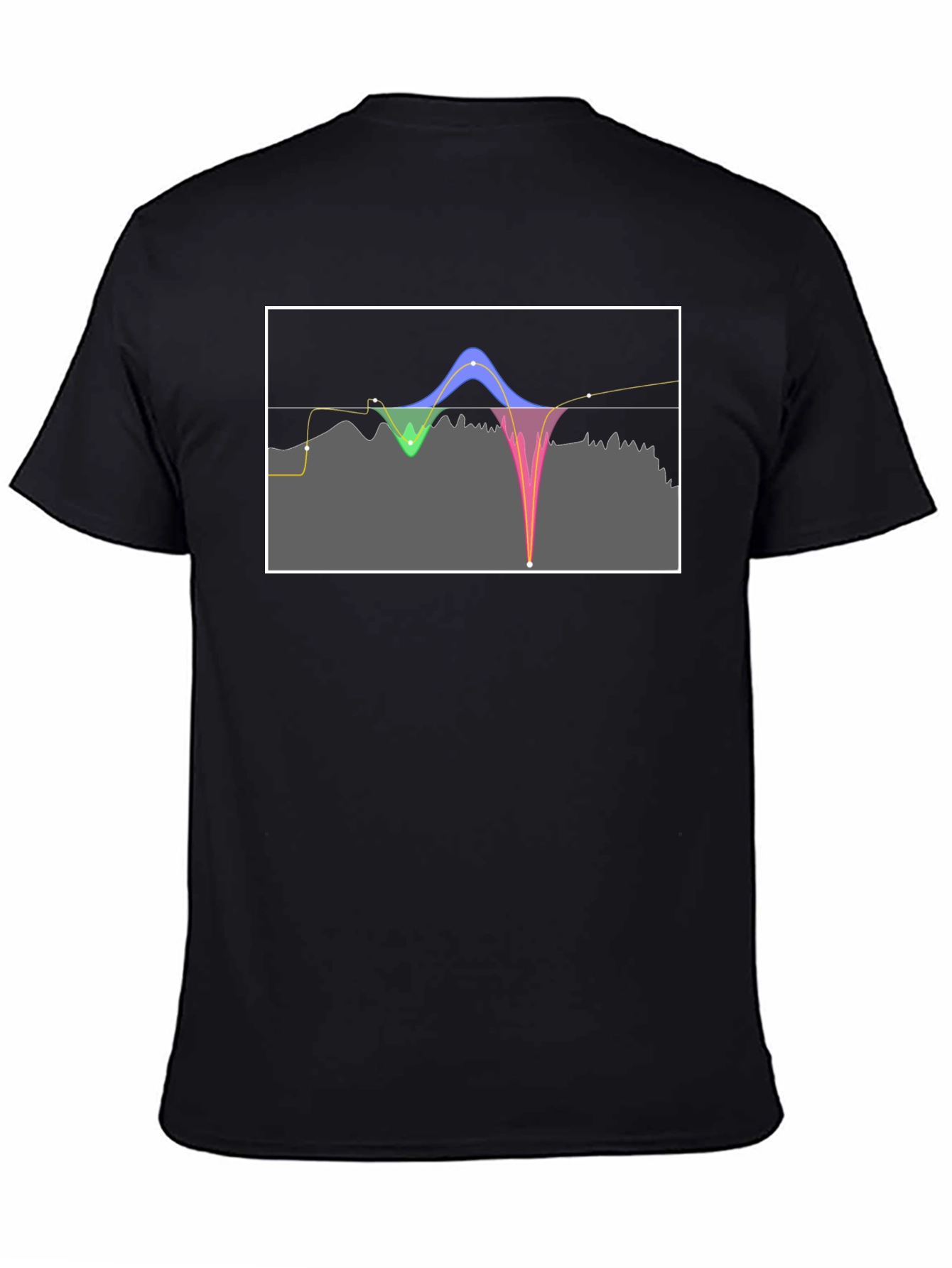 Sound Wave Graphic Tee - Modern Black T-Shirt