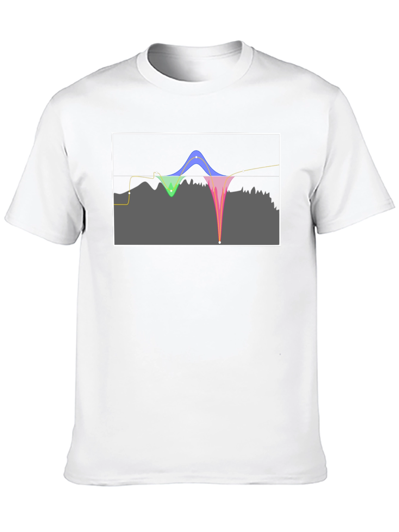 Sound Wave Graphic Tee - Modern Black T-Shirt