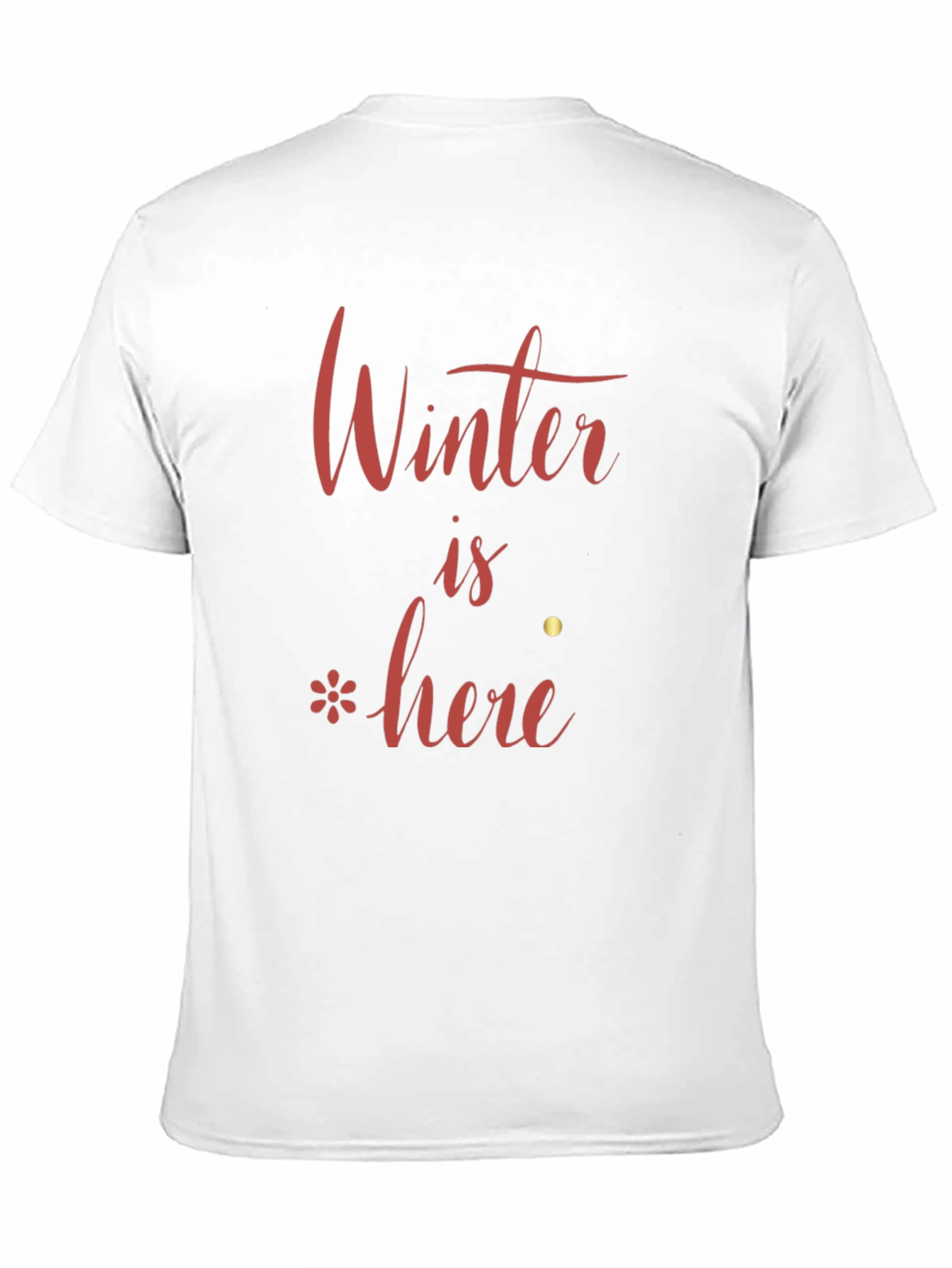 Winter is Here Black T-Shirt
