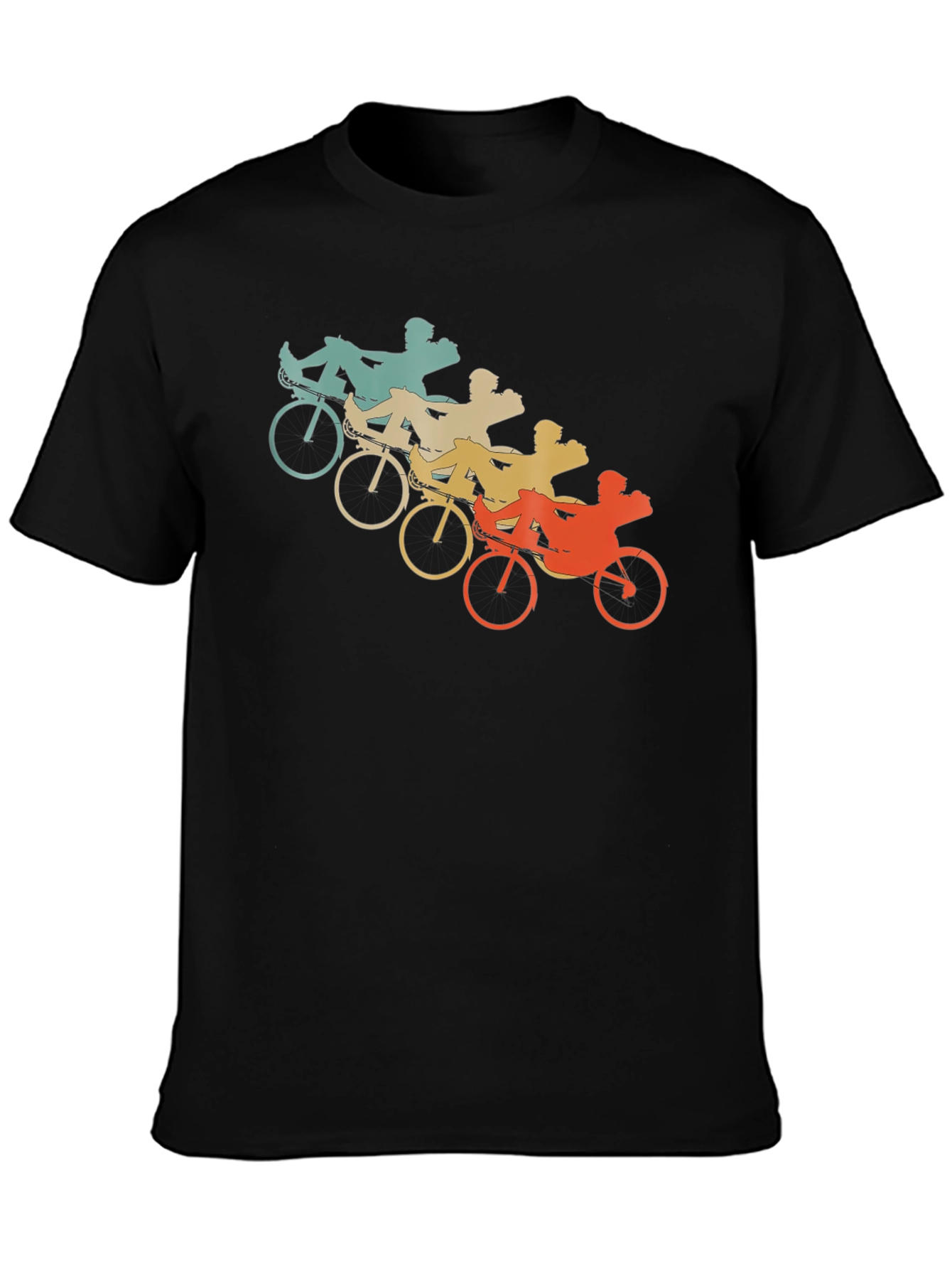 Recumbent Bike T-Shirt - Retro Cycling Tee
