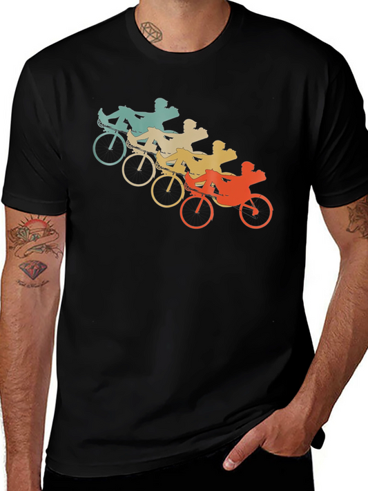 Recumbent Bike T-Shirt - Retro Cycling Tee