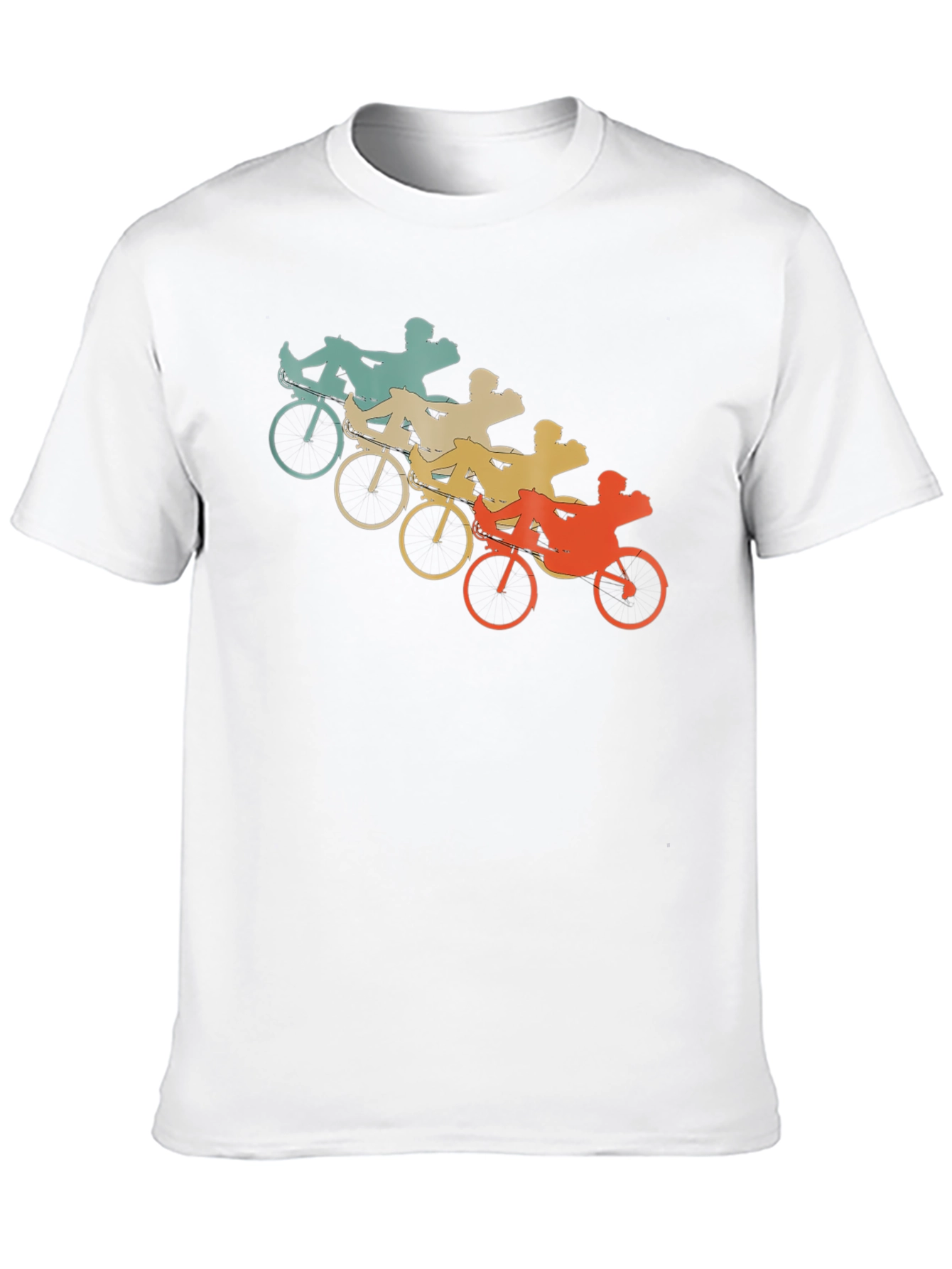 Recumbent Bike T-Shirt - Retro Cycling Tee