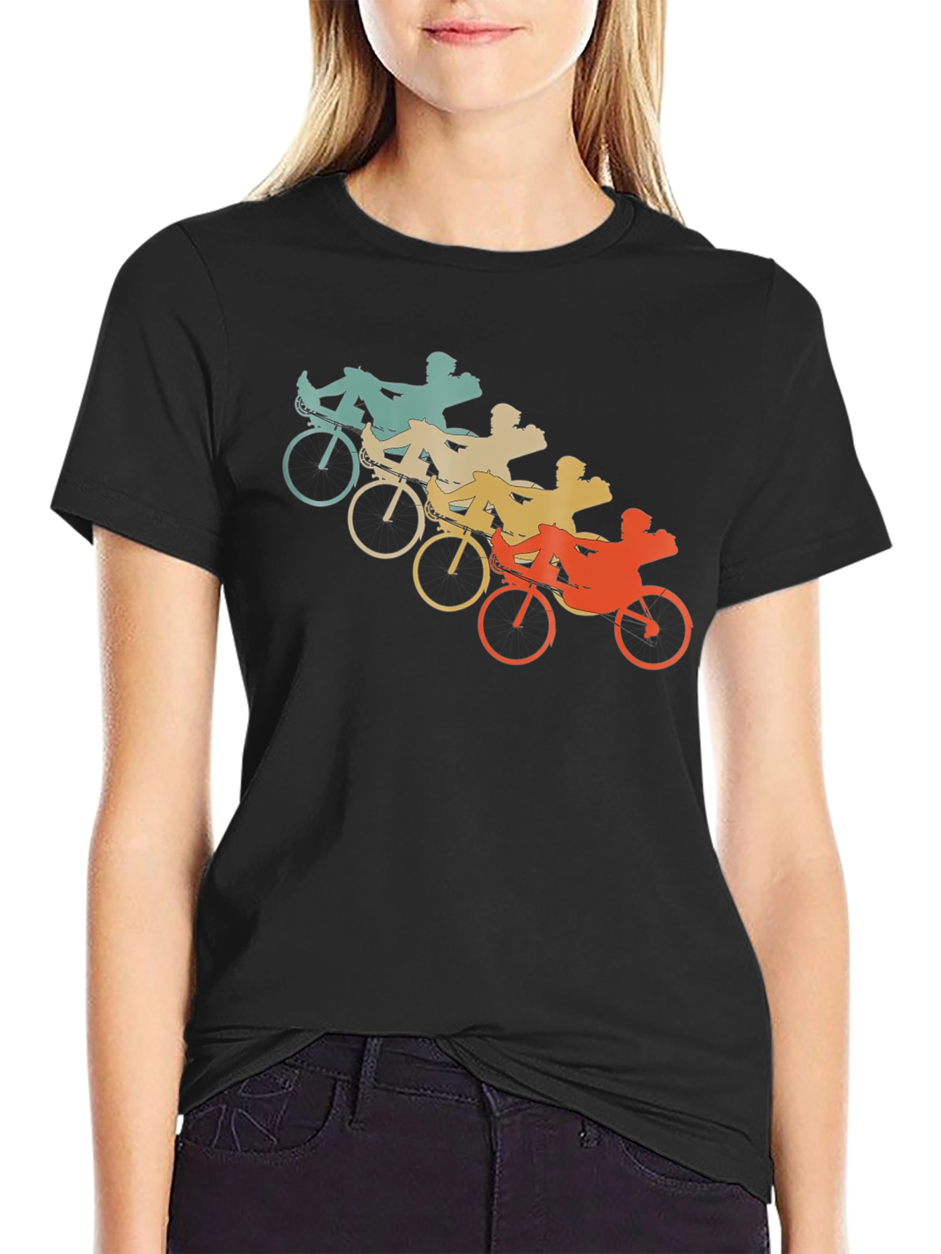 Recumbent Bike T-Shirt - Retro Cycling Tee