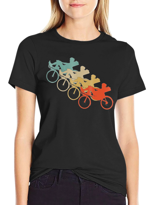 Recumbent Bike T-Shirt - Retro Cycling Tee