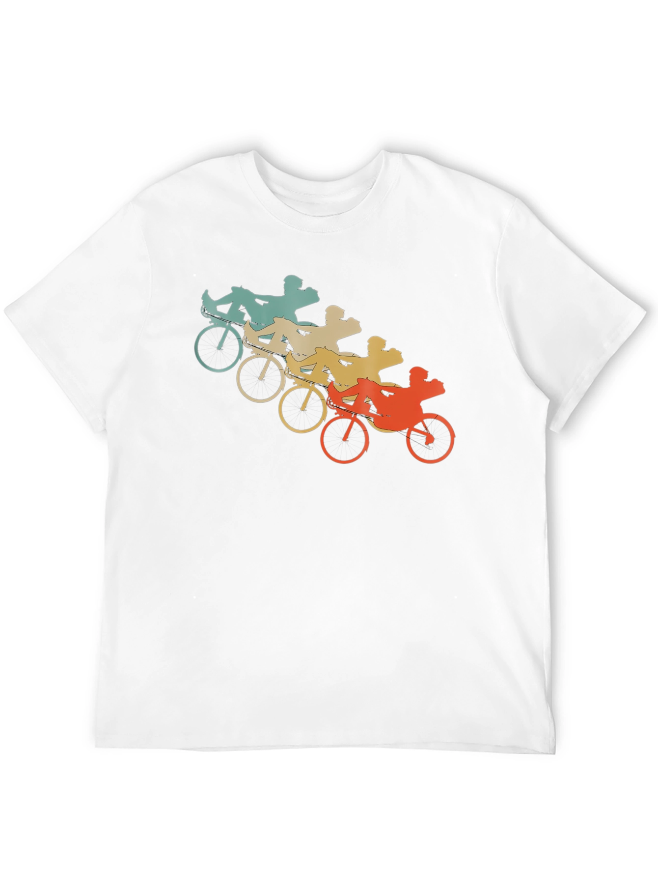 Recumbent Bike T-Shirt - Retro Cycling Tee