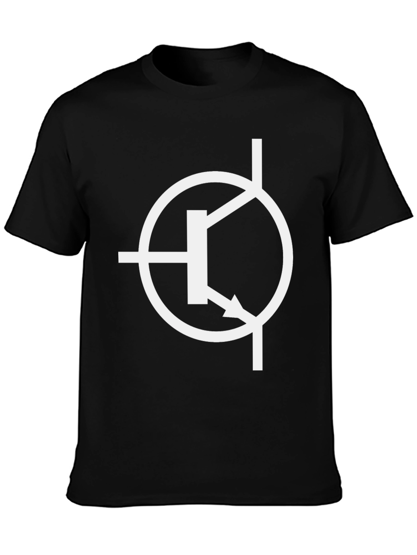 Circuit Symbol Graphic Tee - Black