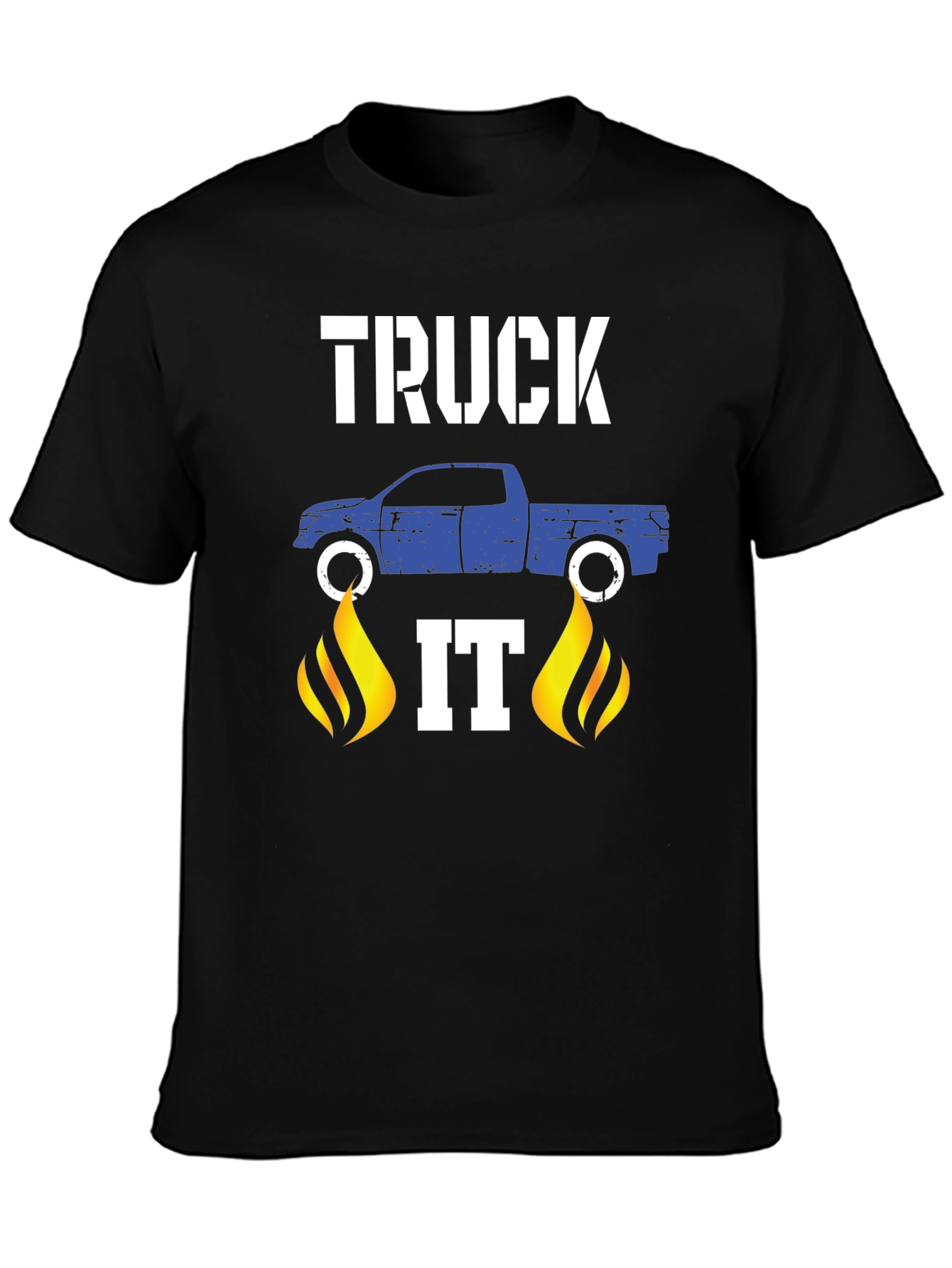 Truck It Graphic T-Shirt - Black Cotton Tee