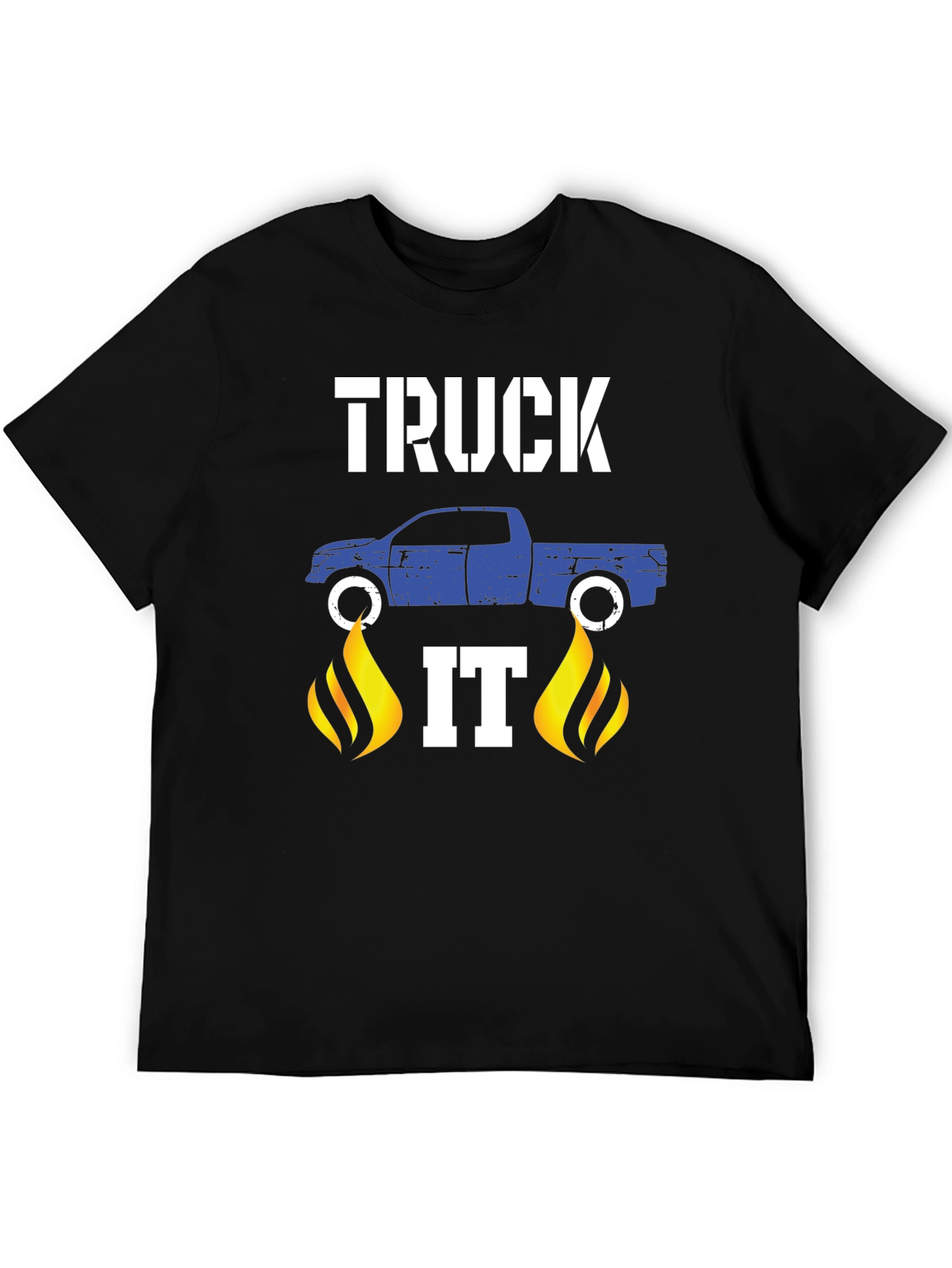 Truck It Graphic T-Shirt - Black Cotton Tee