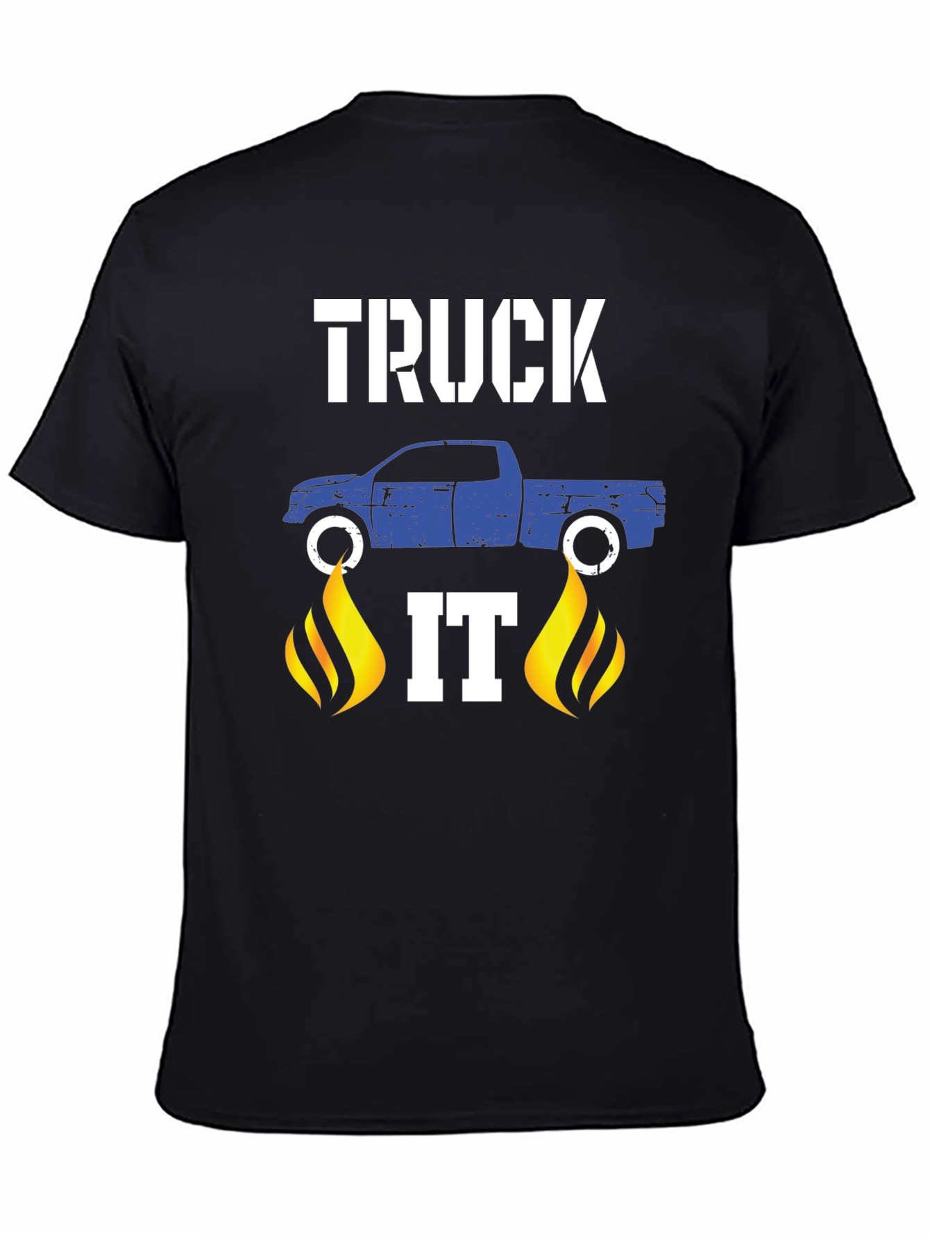 Truck It Graphic T-Shirt - Black Cotton Tee