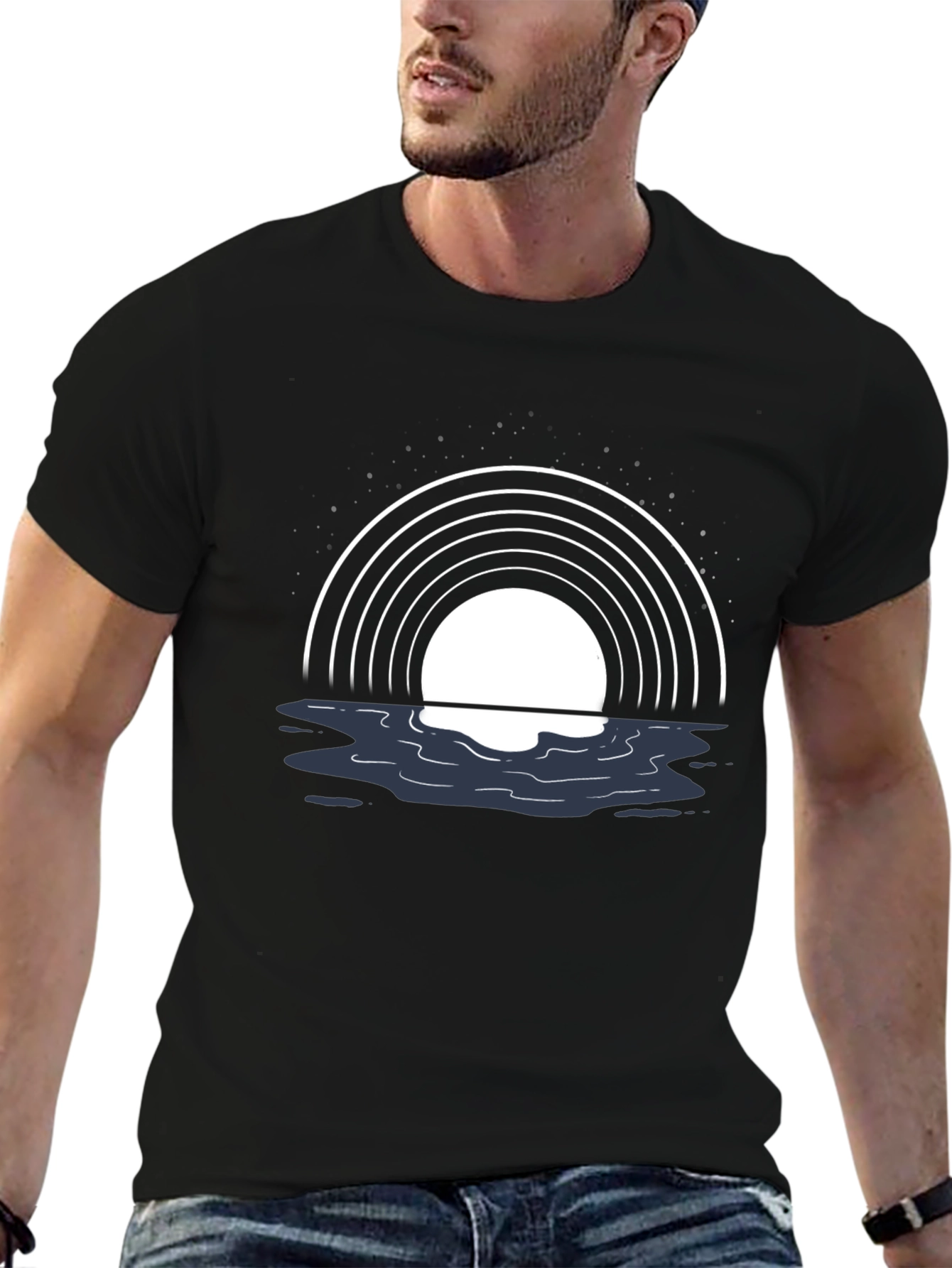 Sunset Reflective Graphic T-Shirt