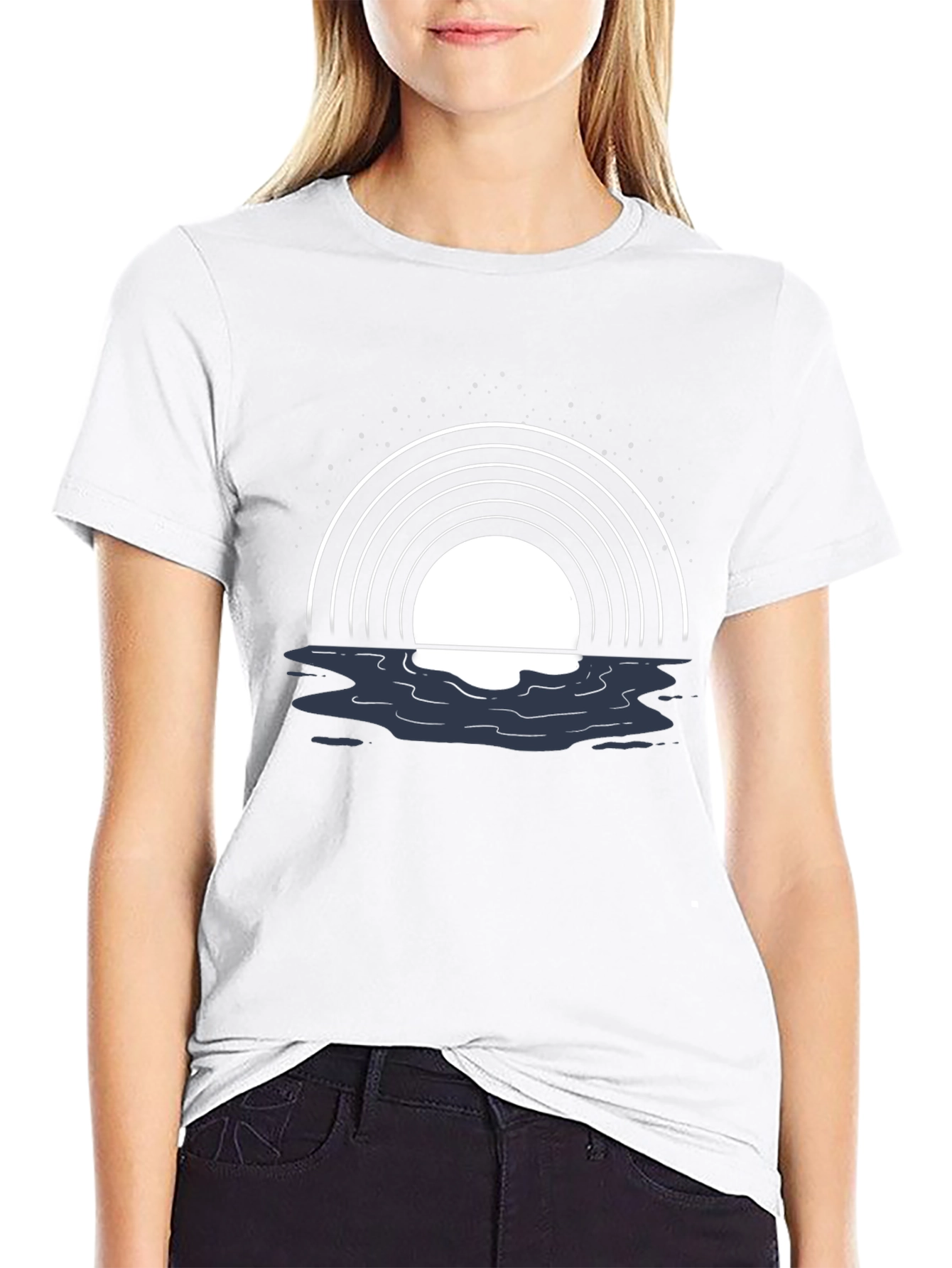 Sunset Reflective Graphic T-Shirt