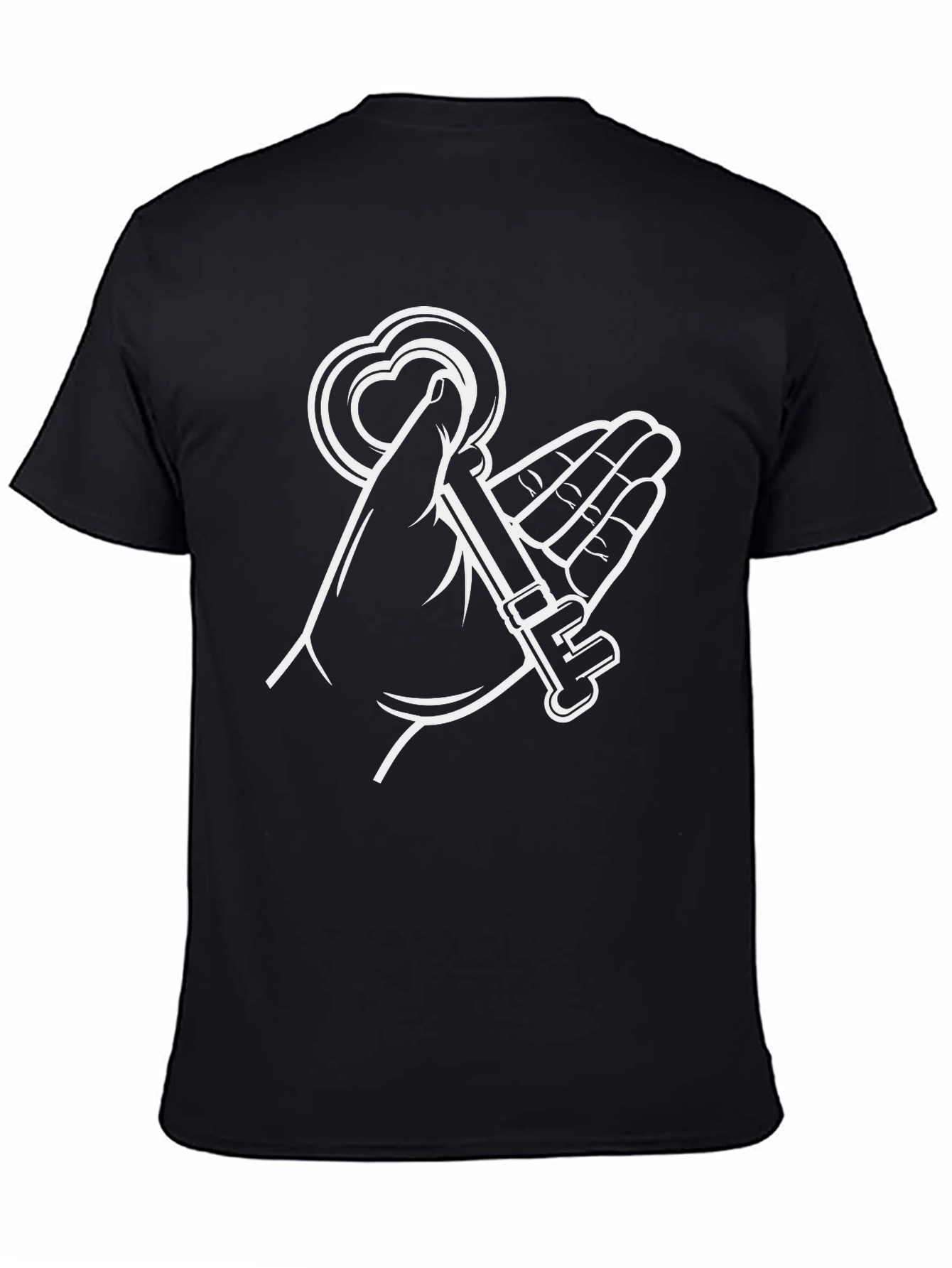 Heart Key T-Shirt - Unlock Your Style