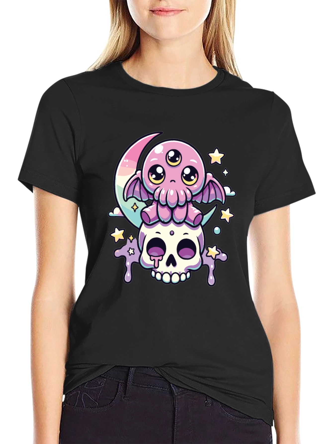 Cute Octopus Skull T-Shirt