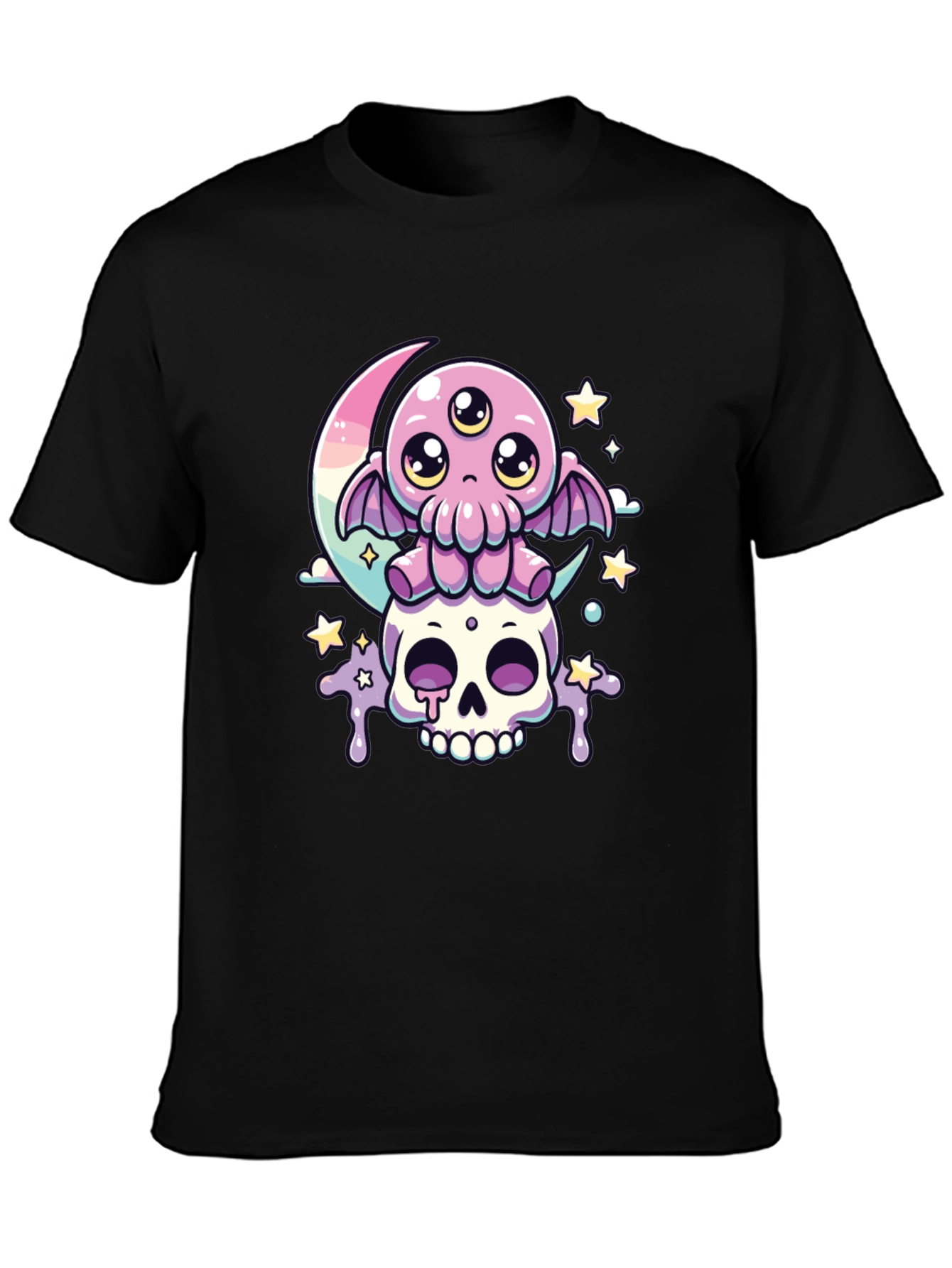 Cute Octopus Skull T-Shirt