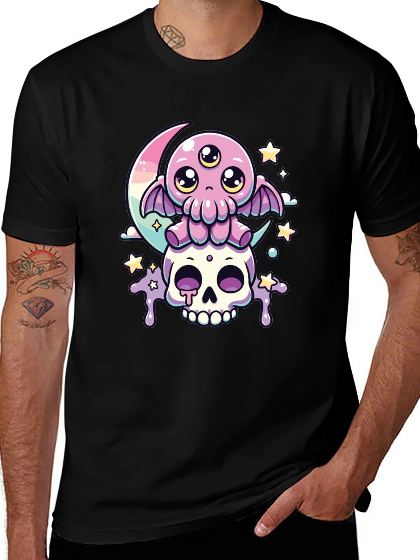 Cute Octopus Skull T-Shirt