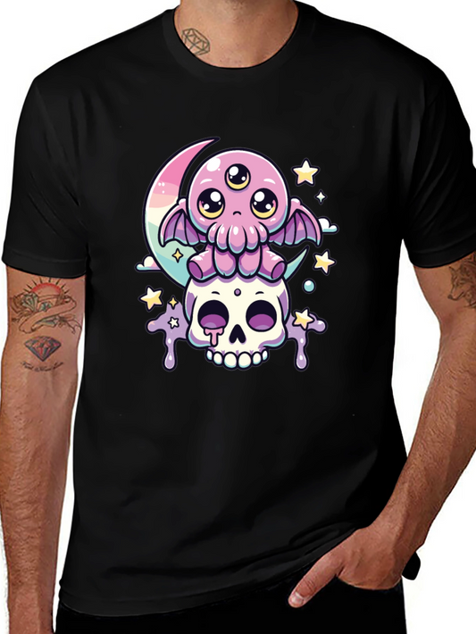 Cute Octopus Skull T-Shirt