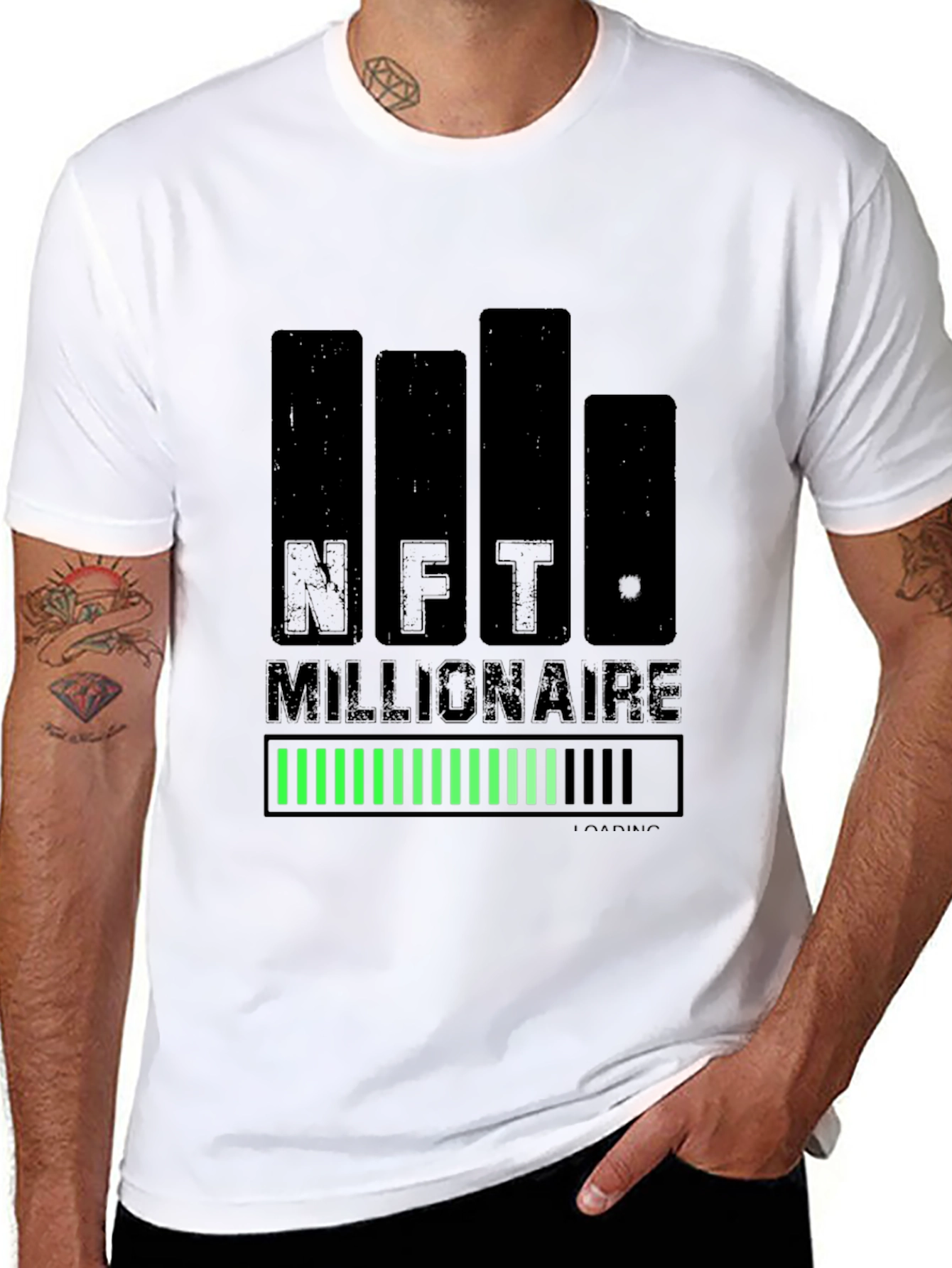 NFT Millionaire Loading T-Shirt - Crypto Investor Tee