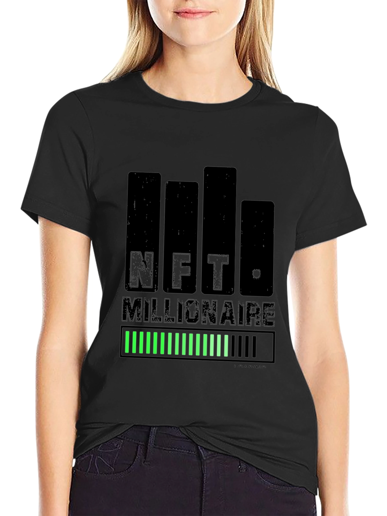 NFT Millionaire Loading T-Shirt - Crypto Investor Tee