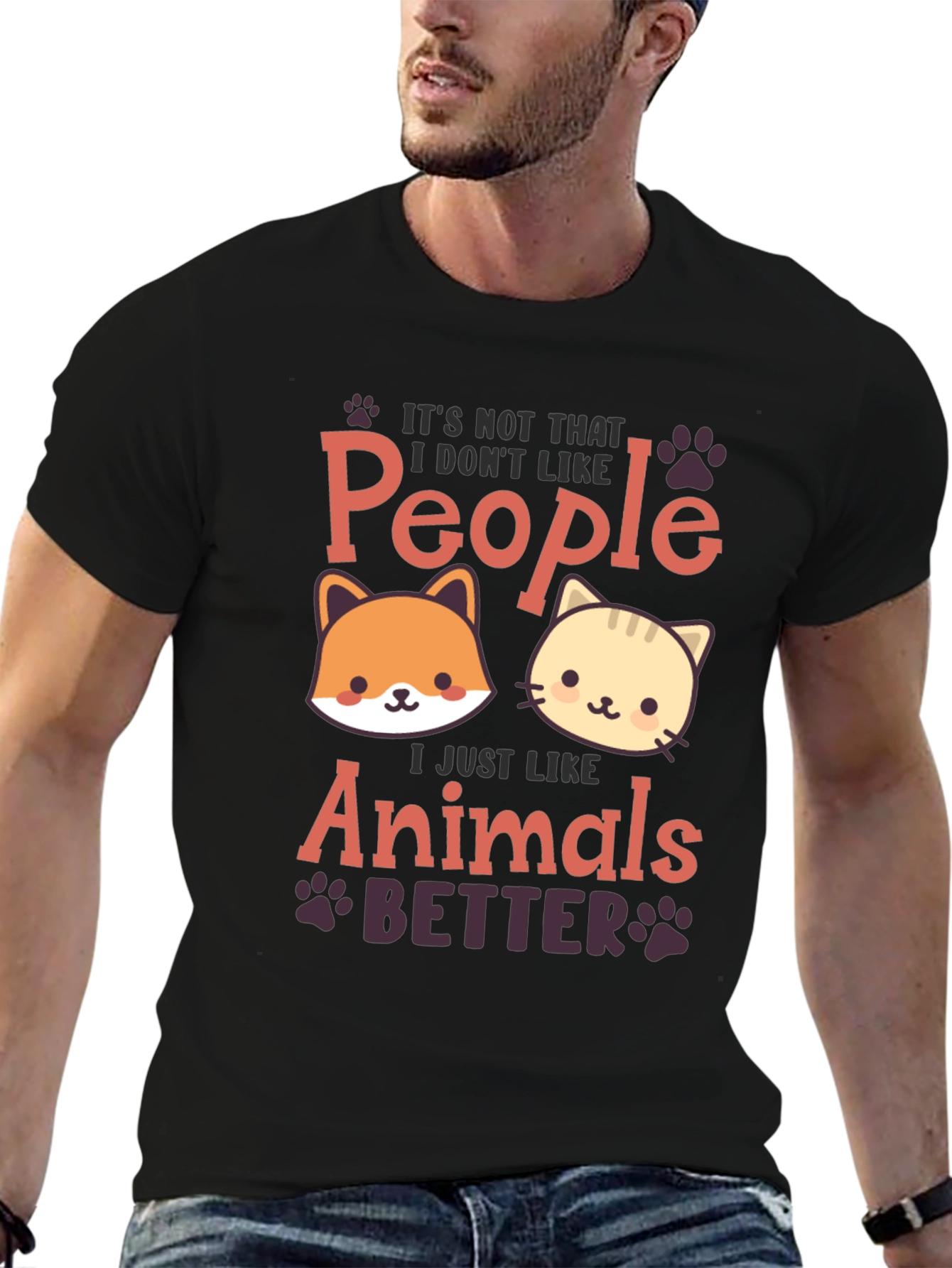 Funny Animal Lover Graphic Tee