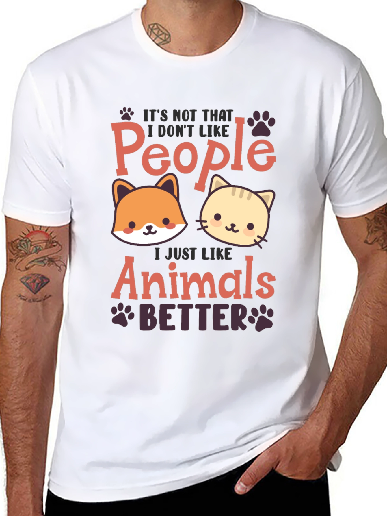 Funny Animal Lover Graphic Tee