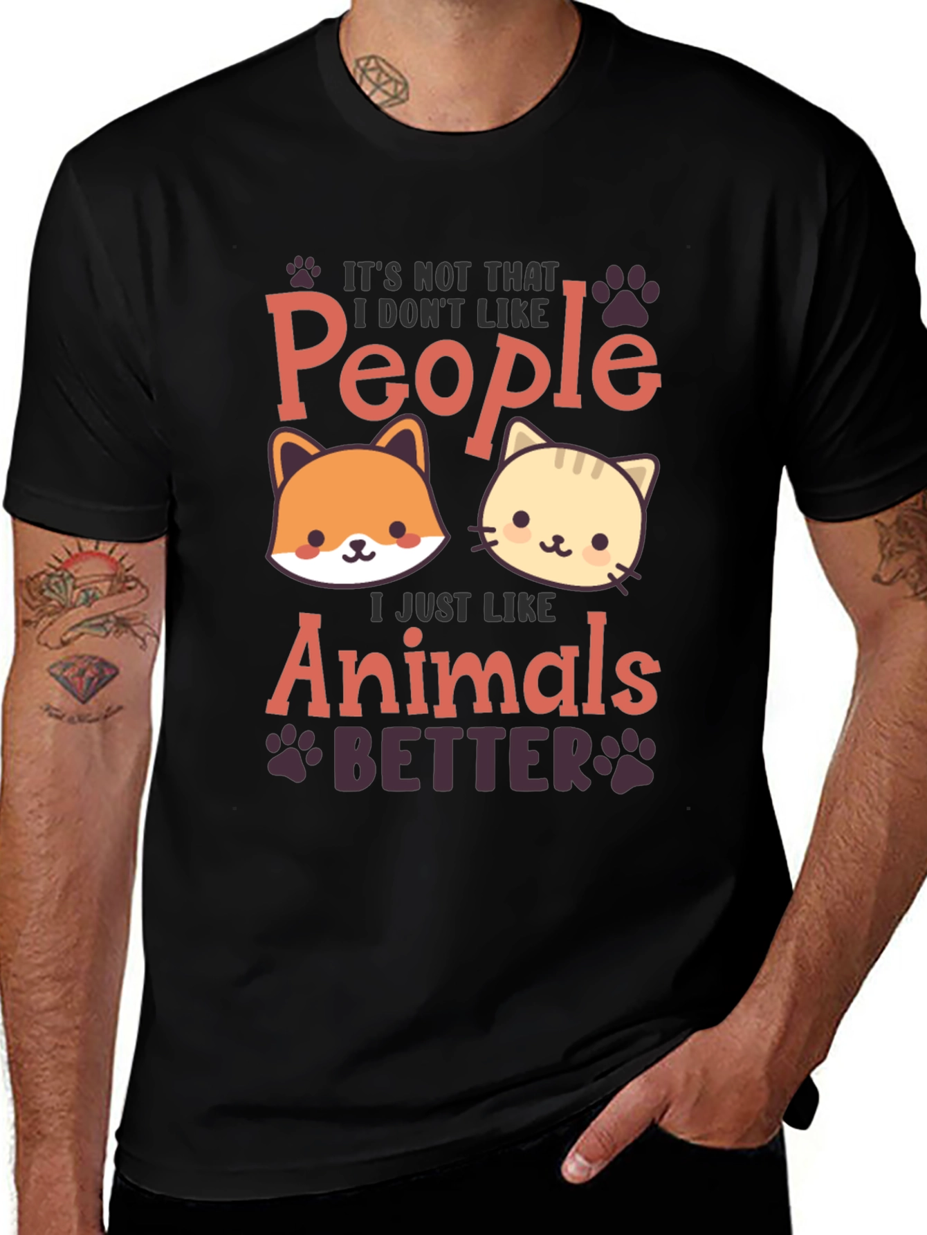 Funny Animal Lover Graphic Tee