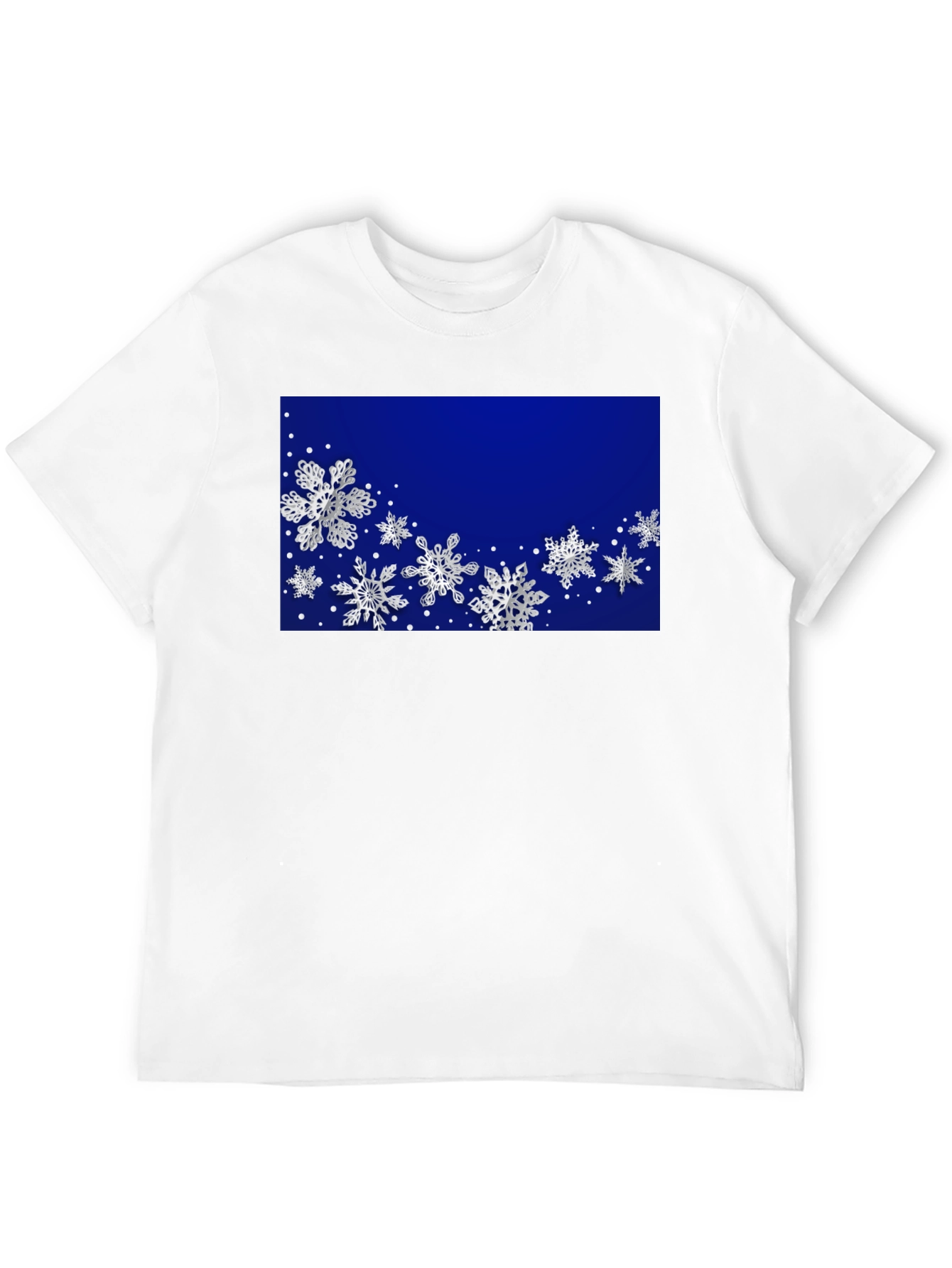 Snowflake Holiday T-Shirt - Festive Winter Wear