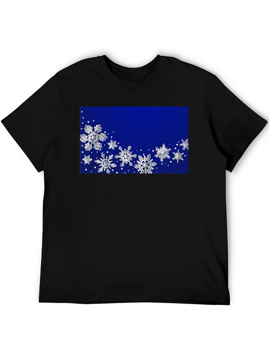 Snowflake Holiday T-Shirt - Festive Winter Wear