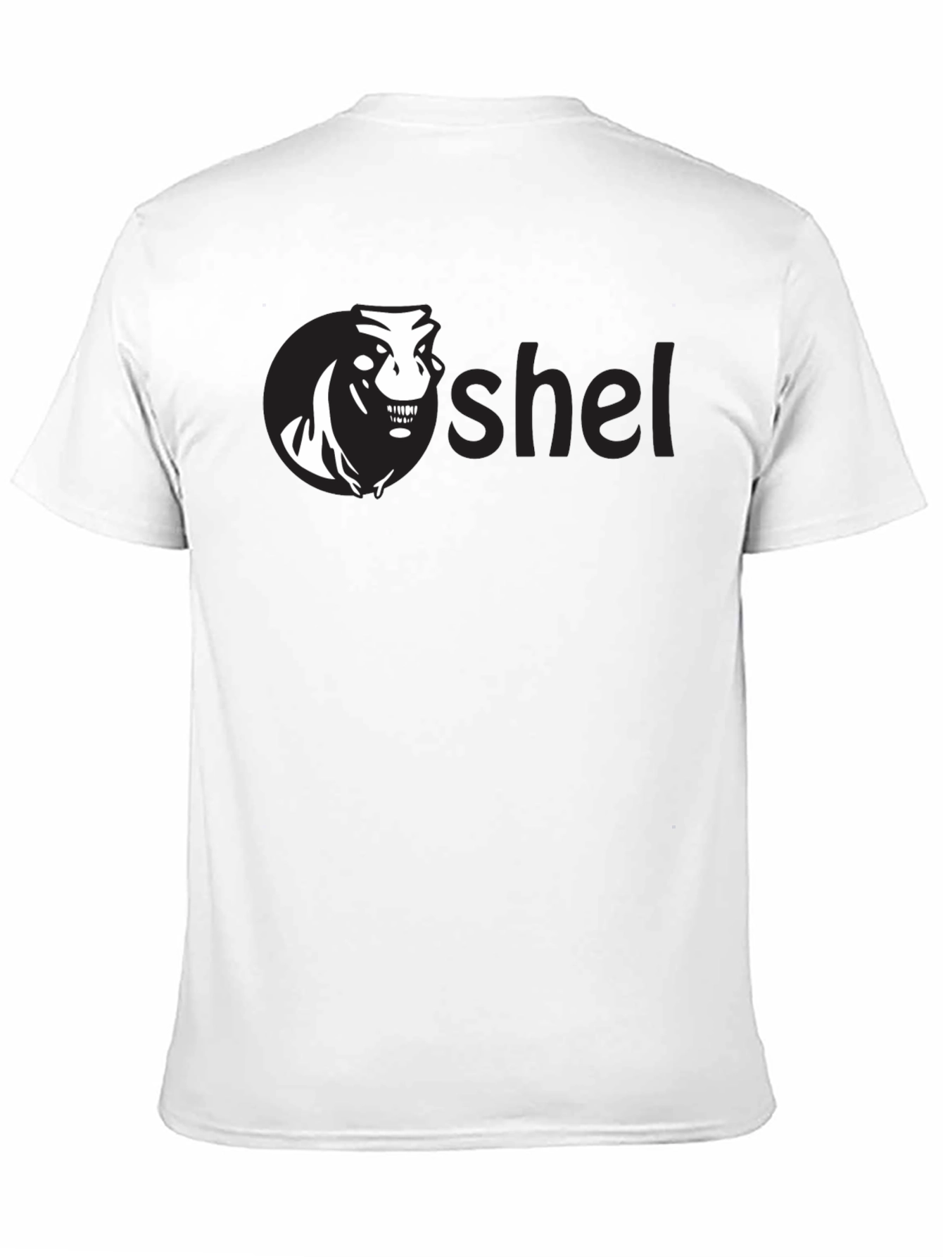 Oshel Graphic Tee - Black Cotton Blend