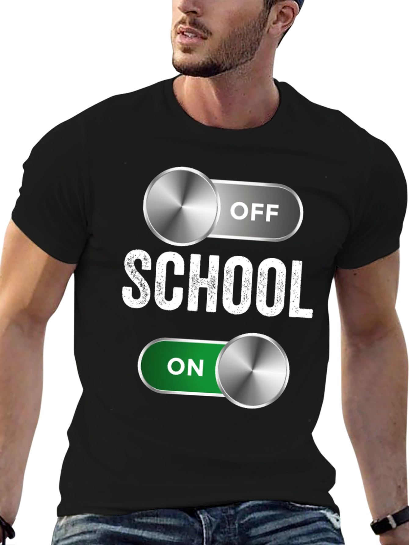 Schools Out! Toggle Switch Graphic T-Shirt