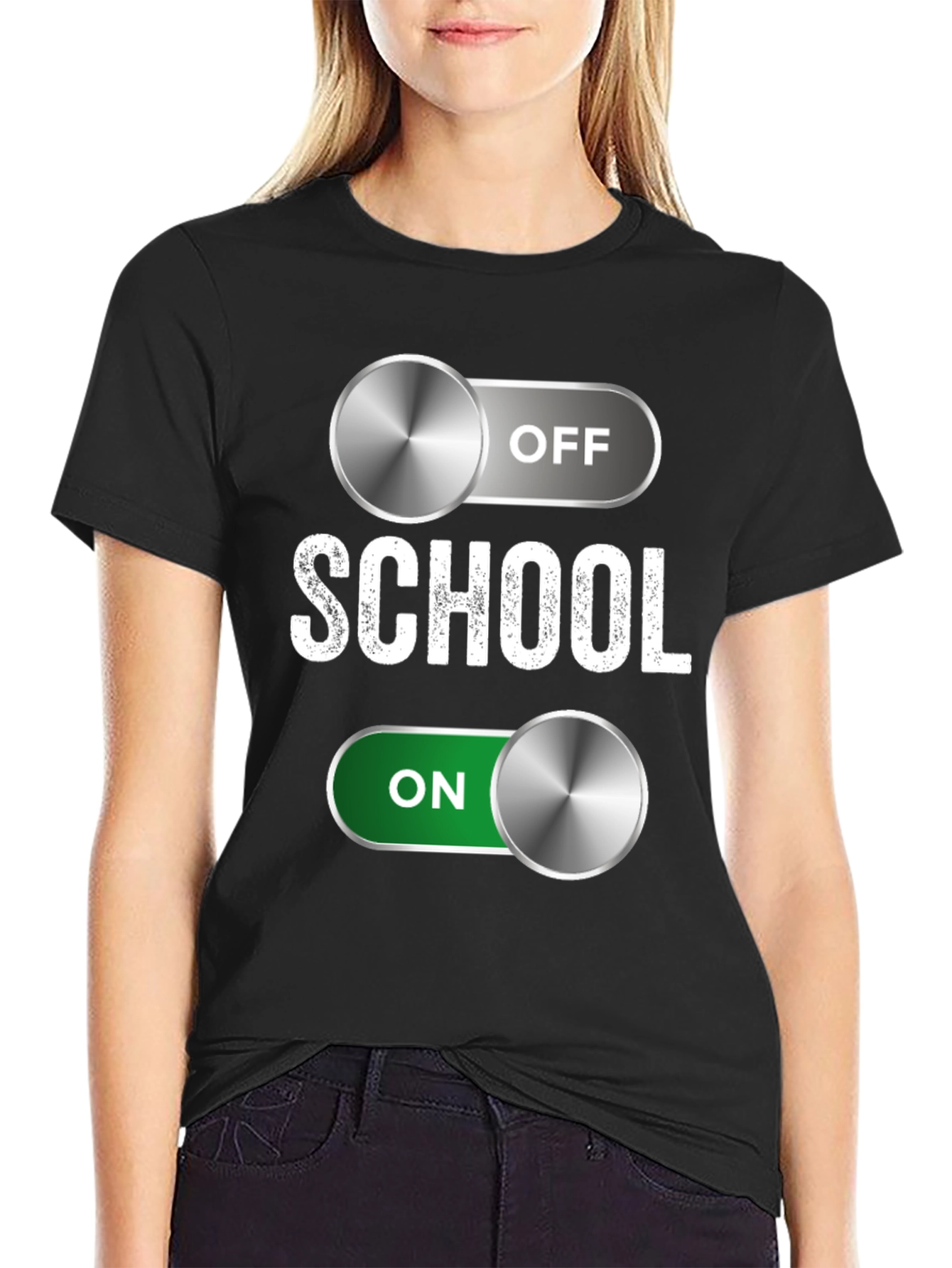 Schools Out! Toggle Switch Graphic T-Shirt