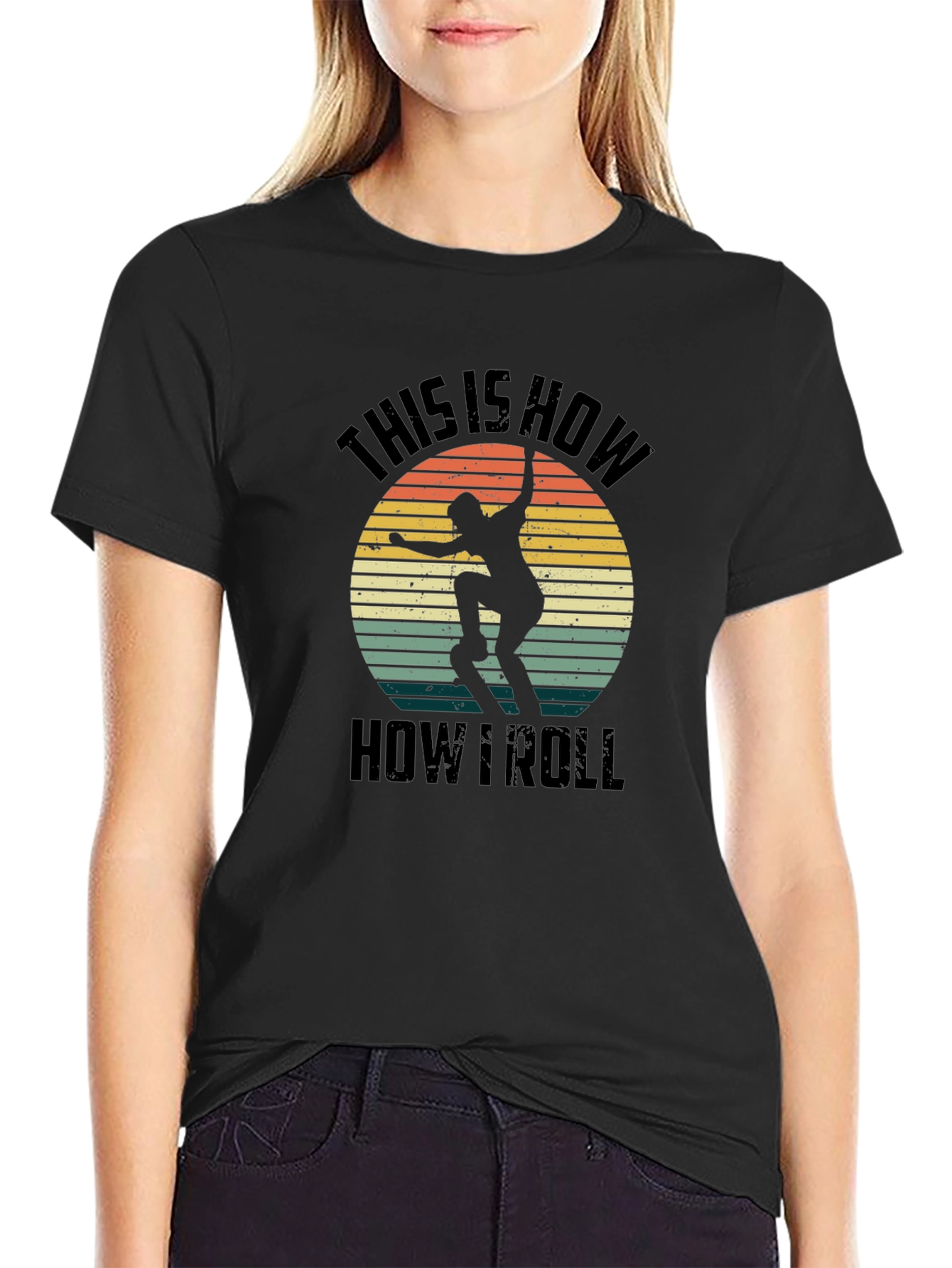This Is How I Roll Skateboarder T-Shirt
