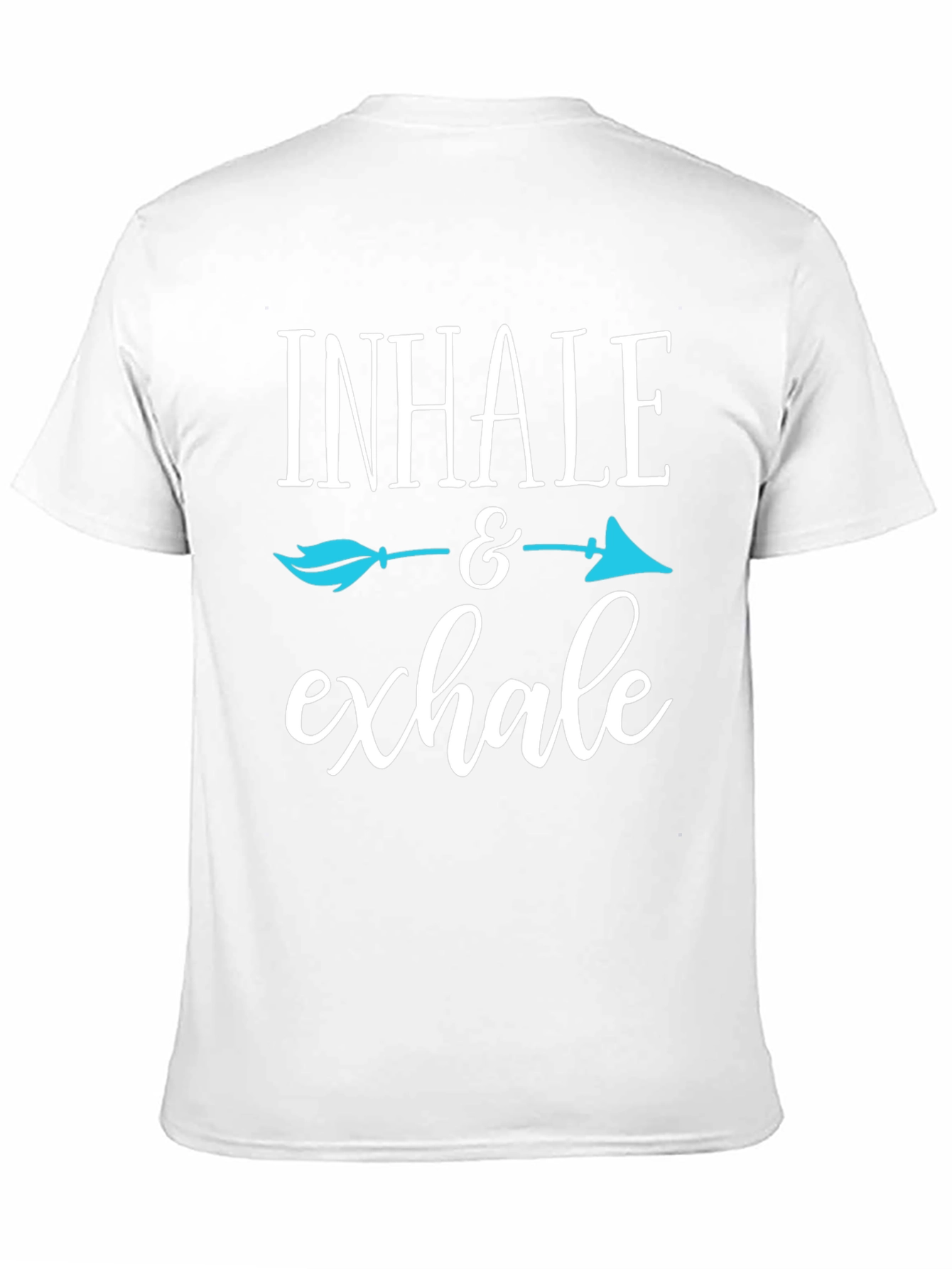 Inhale Exhale Graphic Tee - Relaxing Yoga Shirt