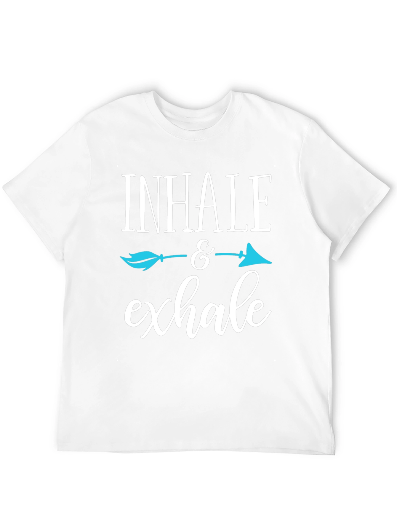 Inhale Exhale Graphic Tee - Relaxing Yoga Shirt