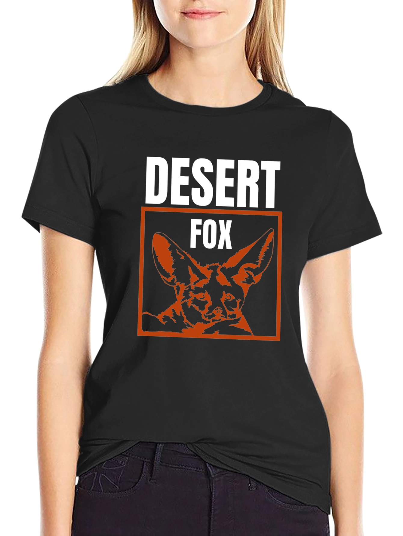 Desert Fox Graphic T-Shirt - Unisex Crew Neck