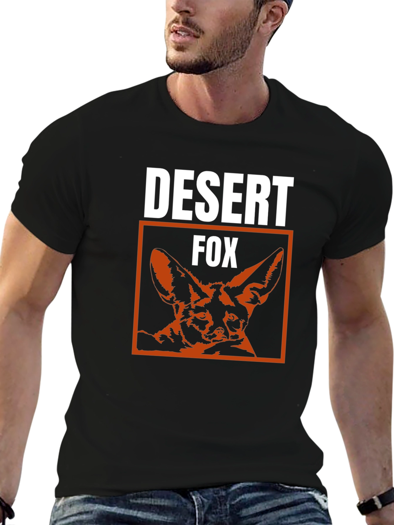 Desert Fox Graphic T-Shirt - Unisex Crew Neck