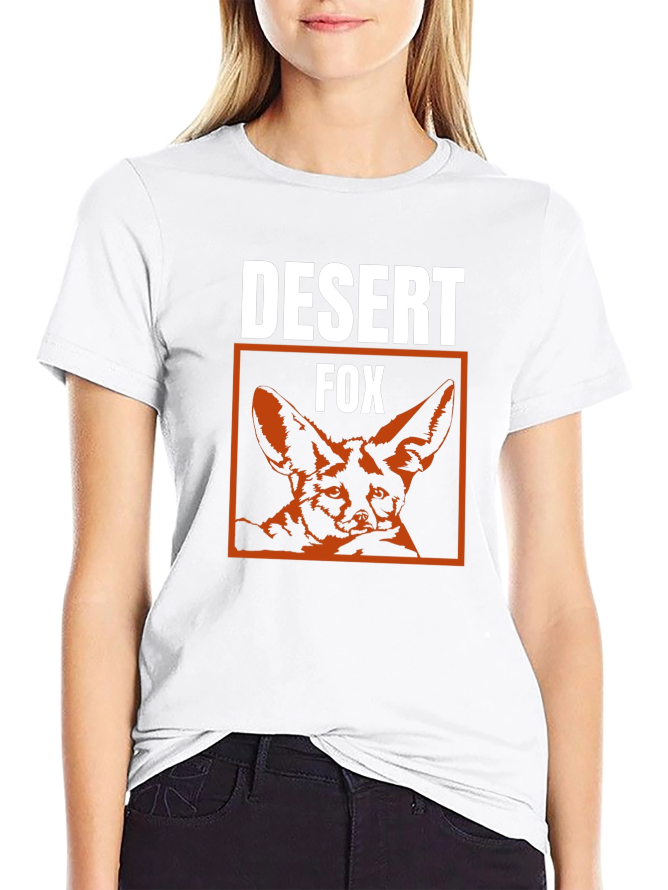 Desert Fox Graphic T-Shirt - Unisex Crew Neck