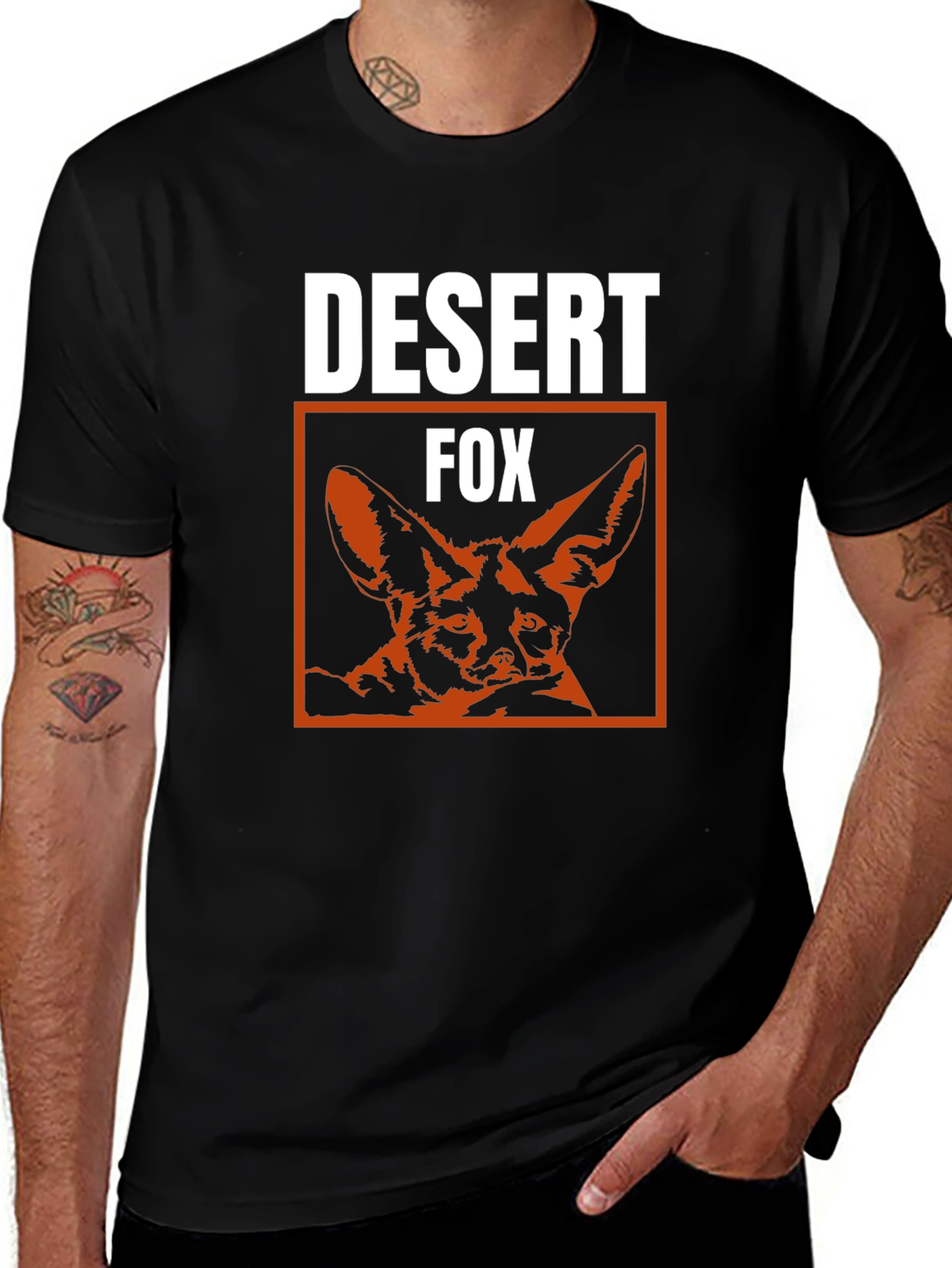 Desert Fox Graphic T-Shirt - Unisex Crew Neck