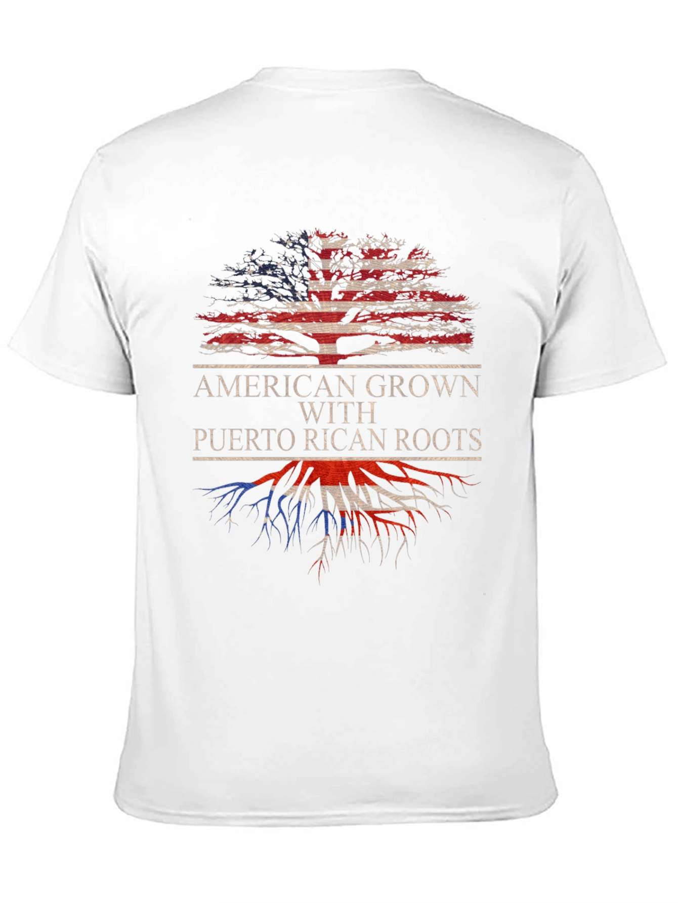 American Grown with Puerto Rican Roots T-Shirt