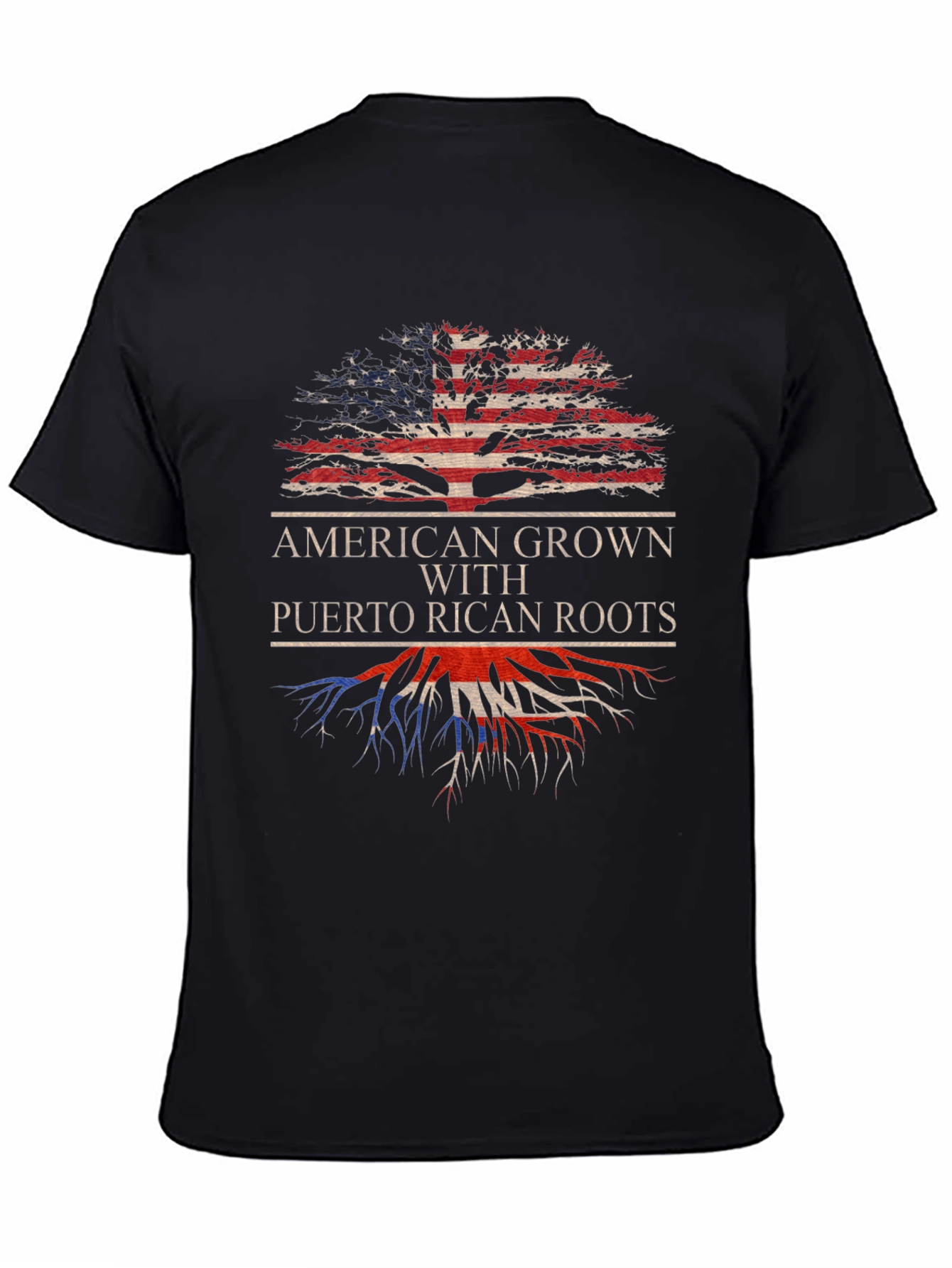 American Grown with Puerto Rican Roots T-Shirt