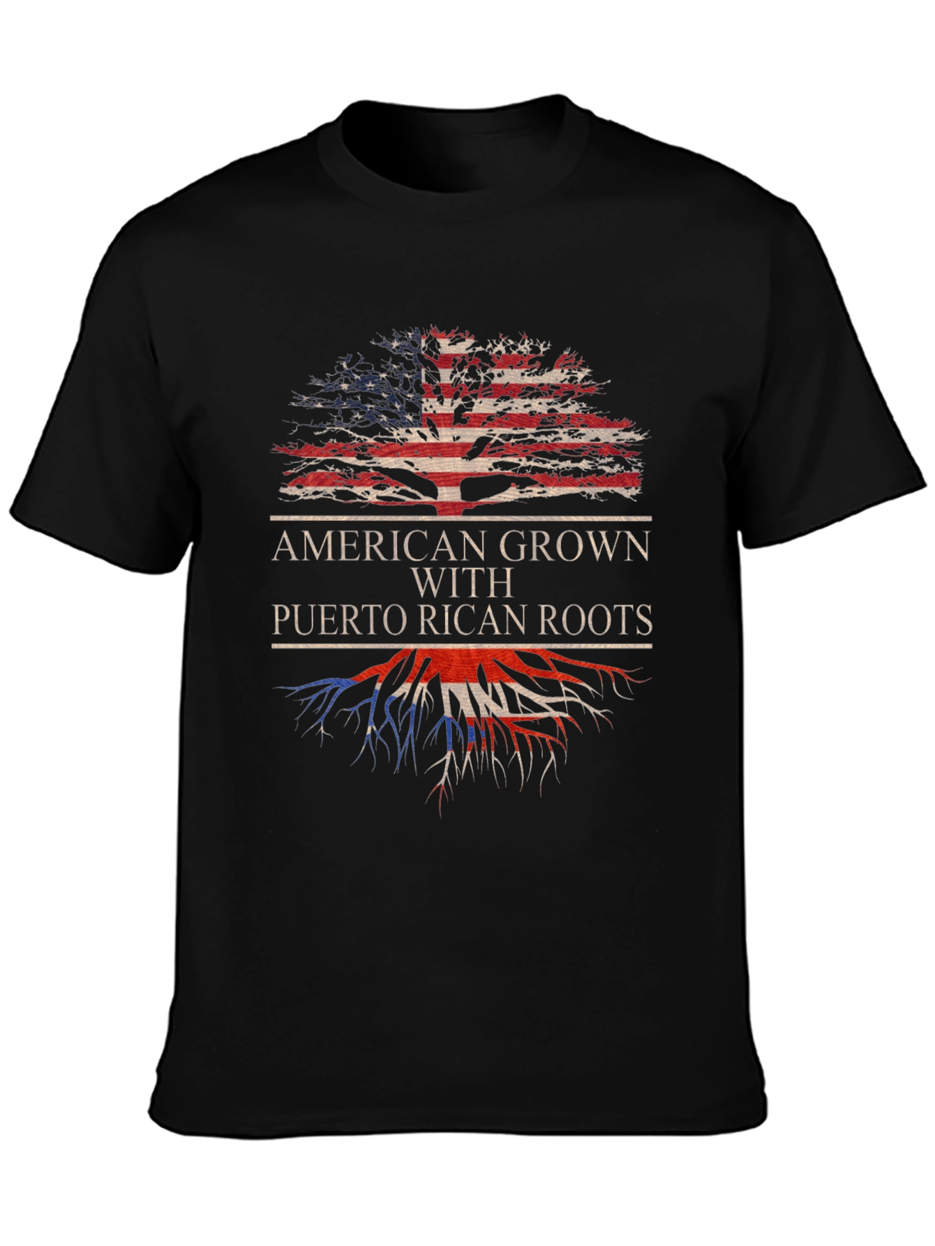 American Grown with Puerto Rican Roots T-Shirt