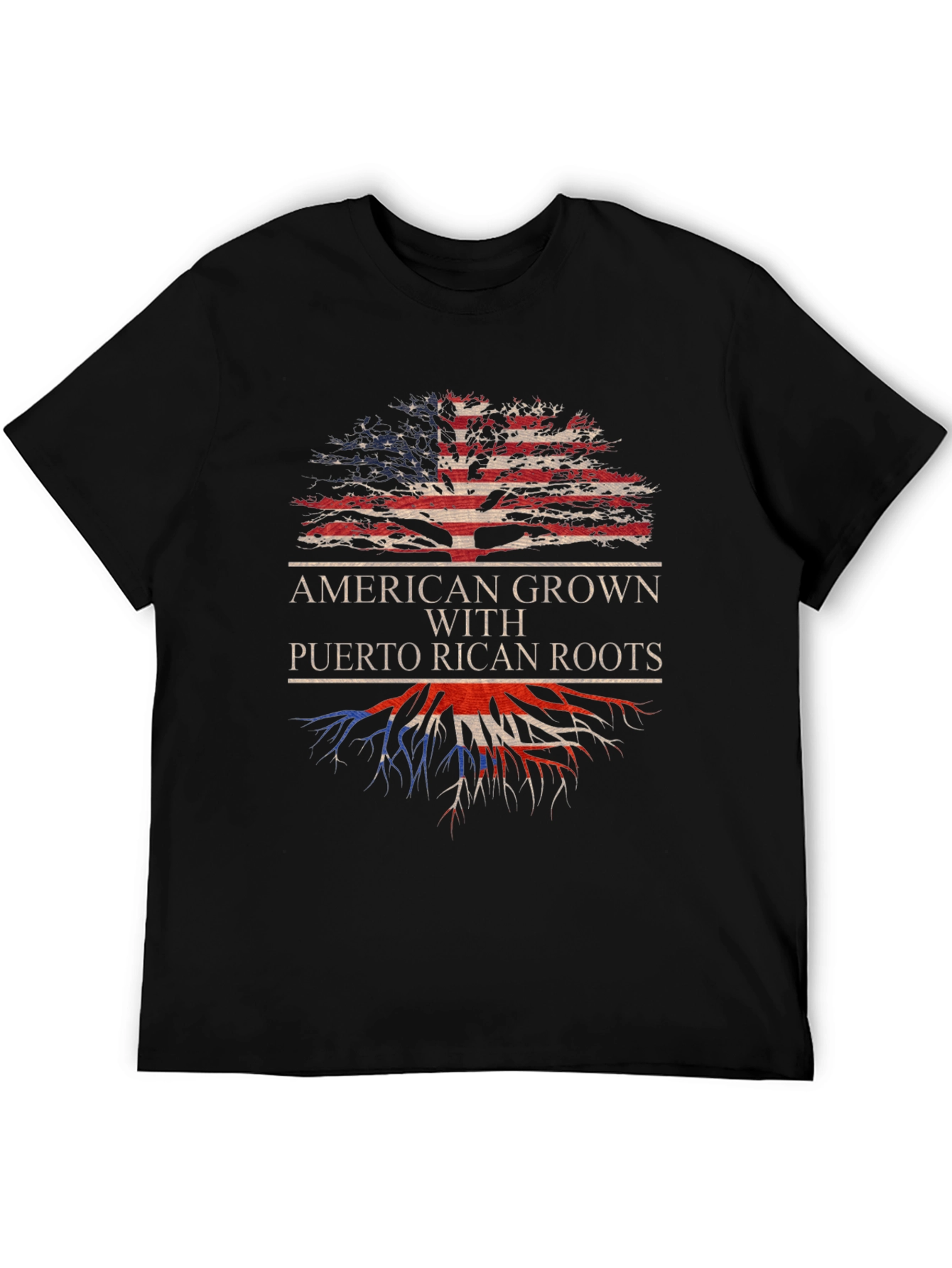 American Grown with Puerto Rican Roots T-Shirt