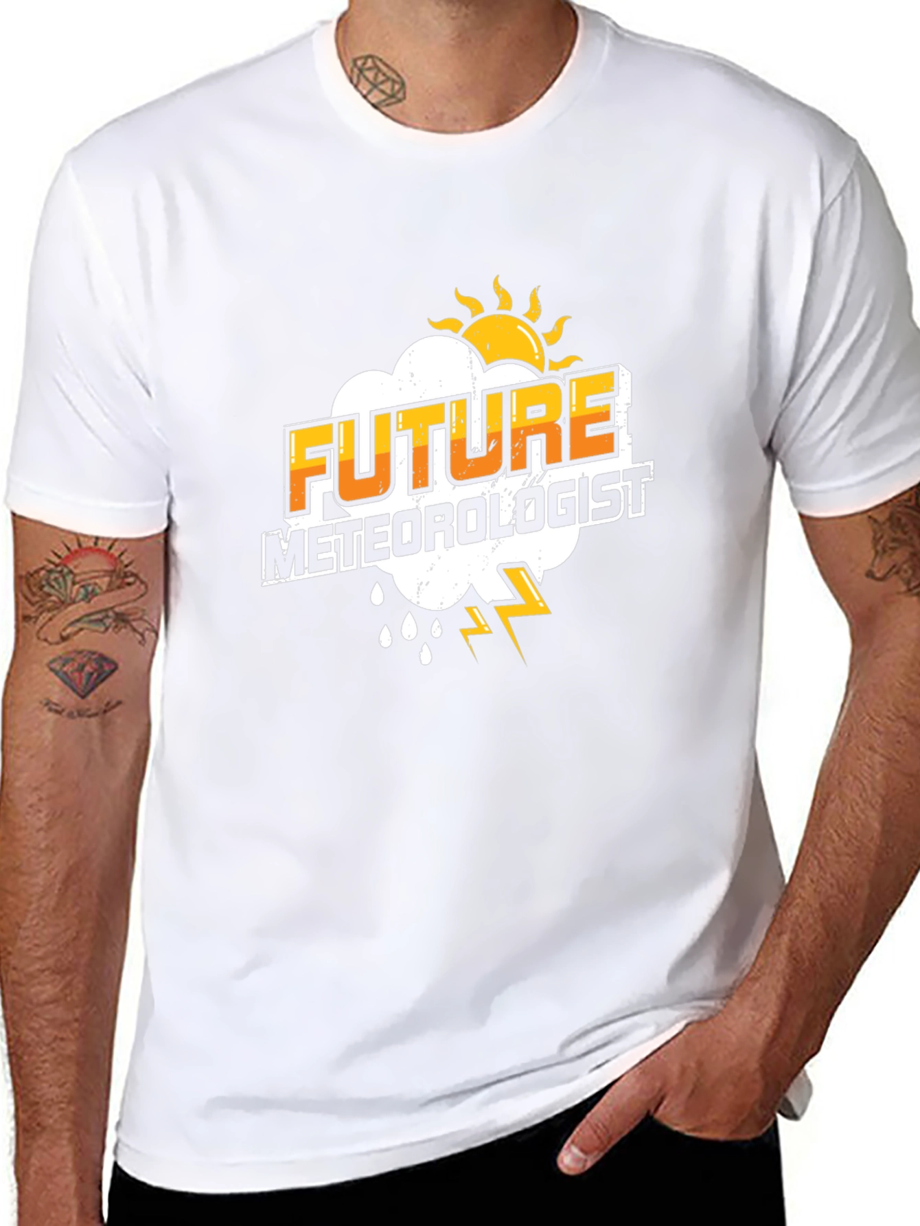 Future Meteorologist Black T-Shirt
