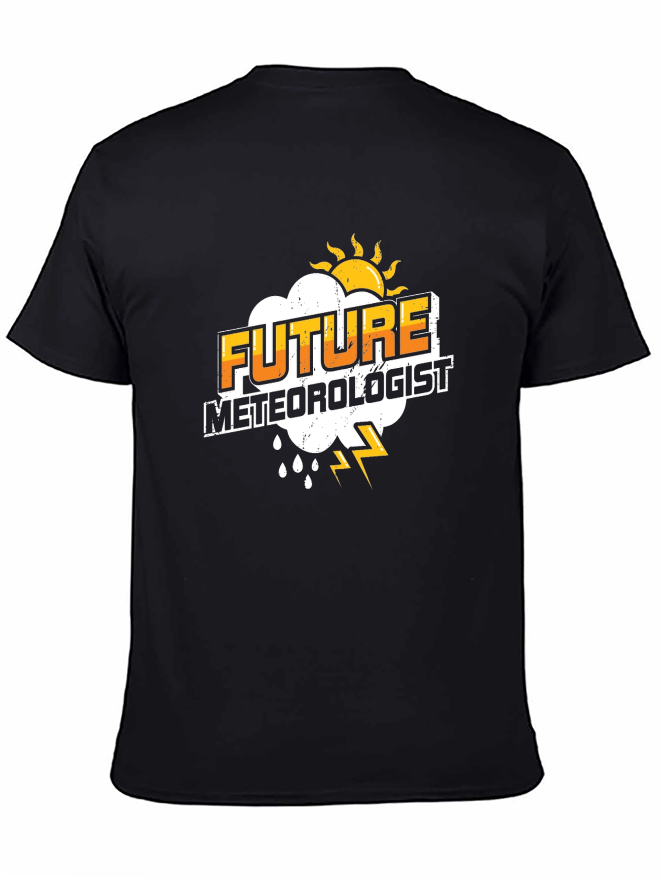 Future Meteorologist Black T-Shirt