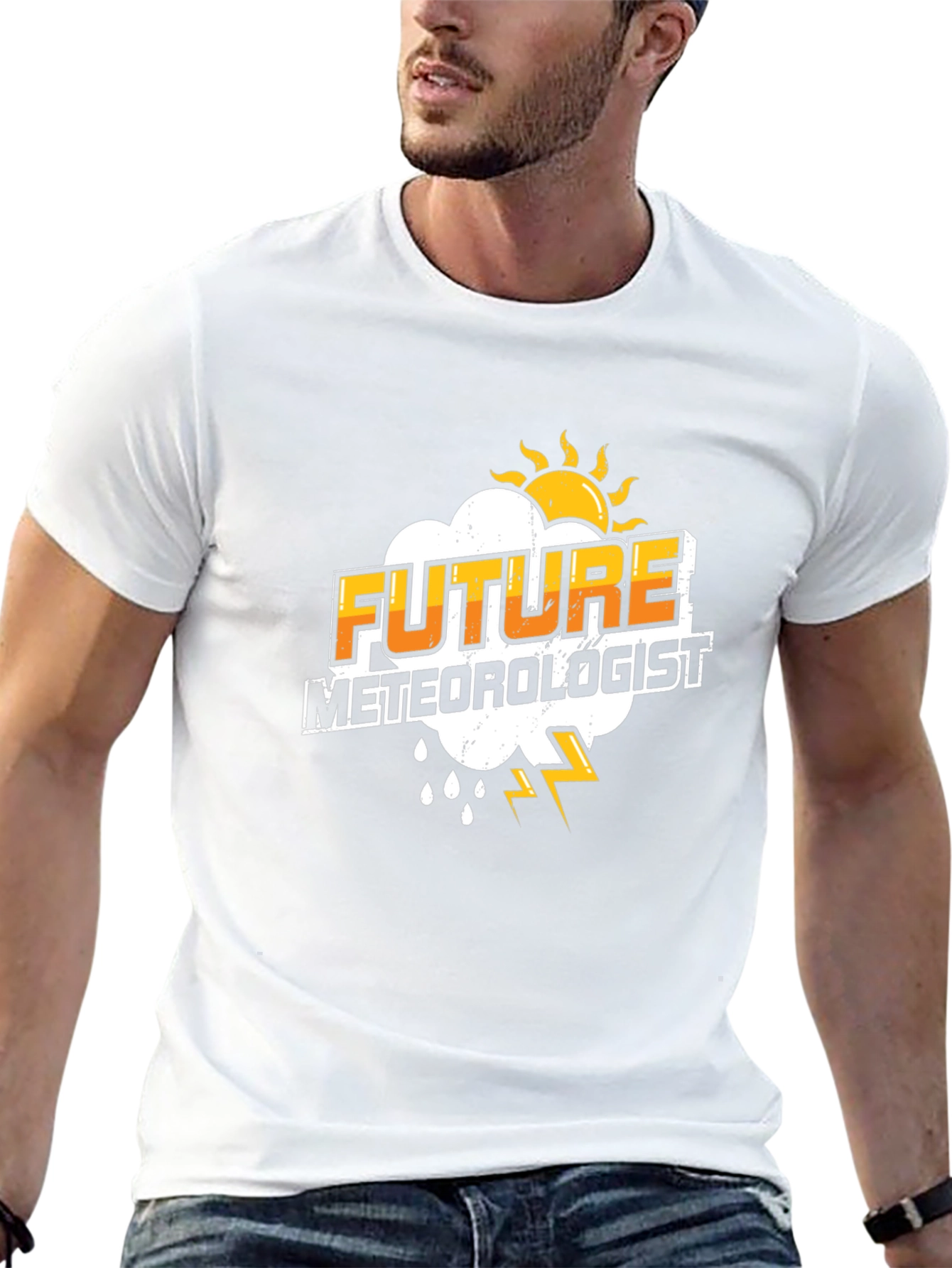 Future Meteorologist Black T-Shirt