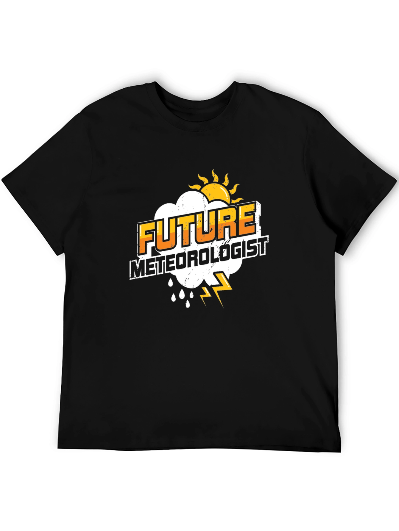 Future Meteorologist Black T-Shirt