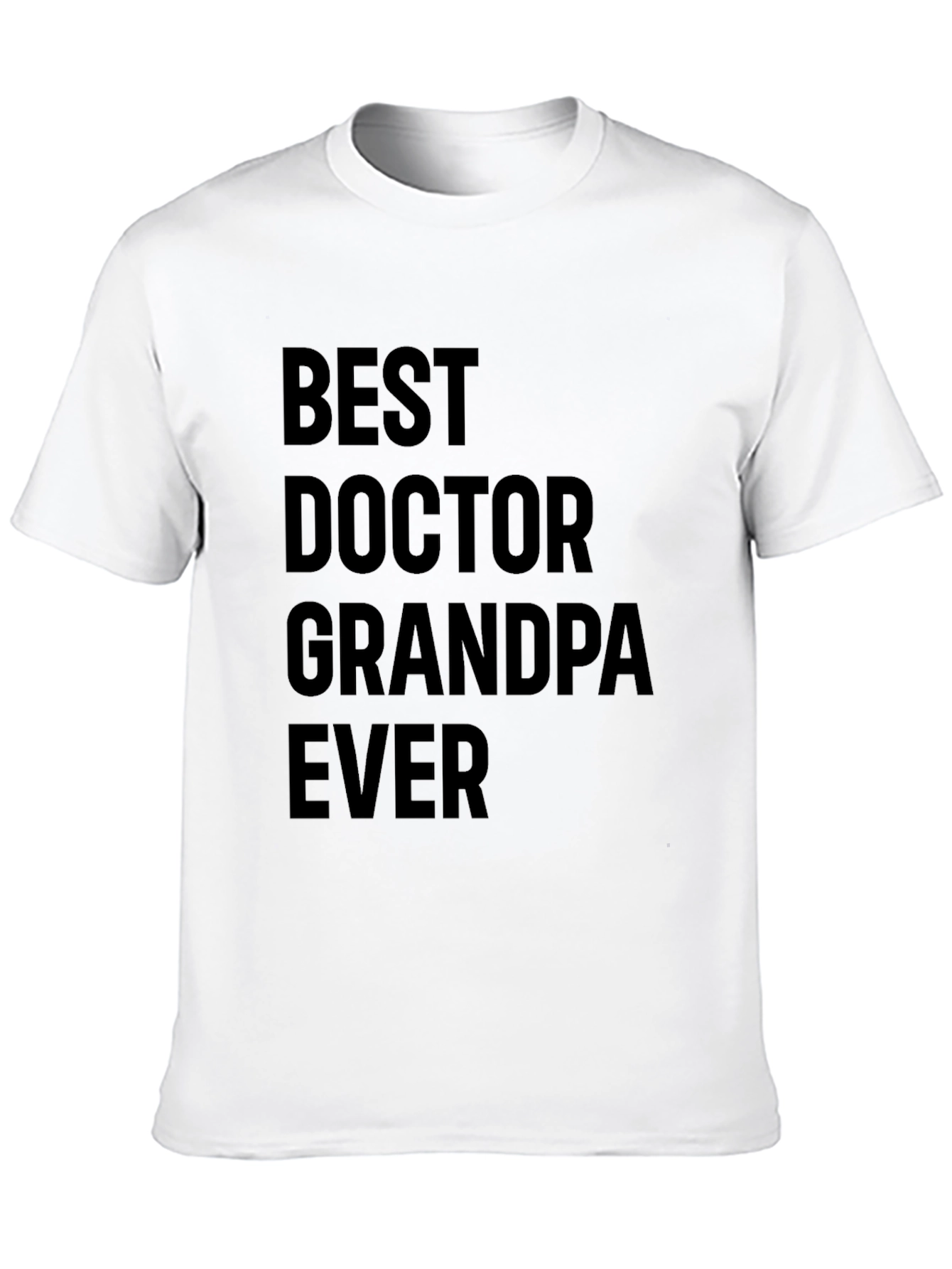 Best Doctor Grandpa Ever Mens Black T-Shirt